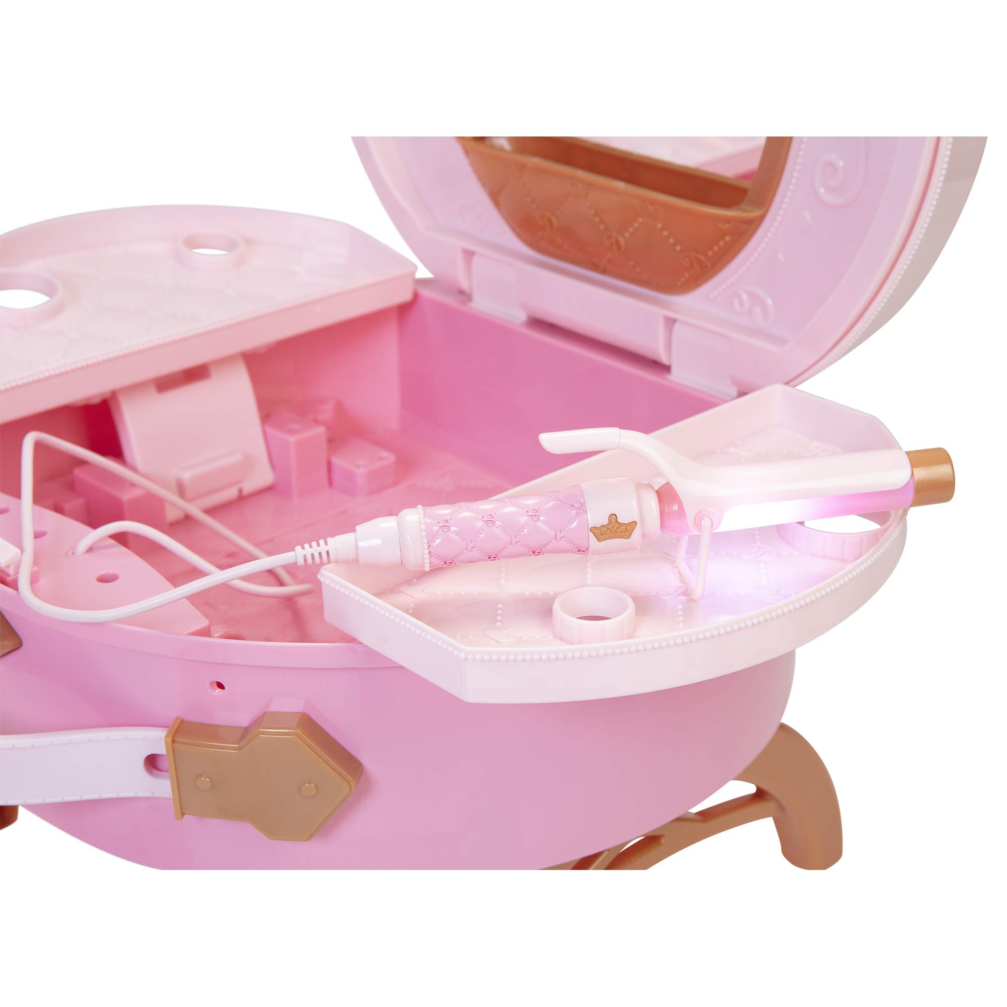 Disney Princess Vanity Style Collection Light Up and Style Vanity - Lights & Realistic Sound Styling Tools - Image 10