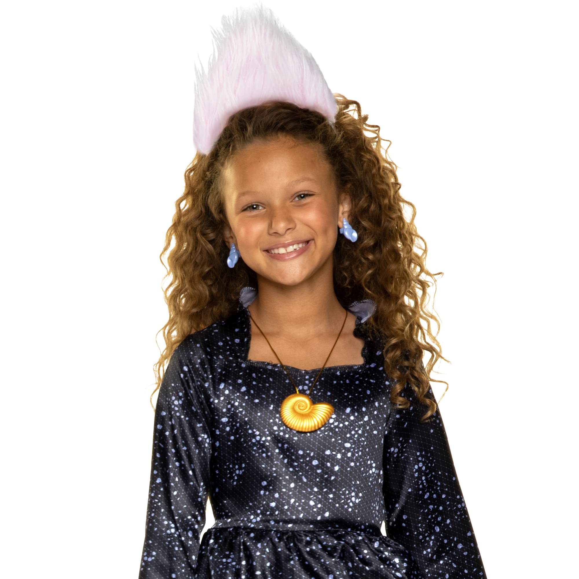 Disney The Little Mermaid Ariel & Ursula Dress Up Trunk, Treasure Chest Includes Ariel and Ursula's Outfit Dresses with Accessories [Amazon Exclusive] - Image 4