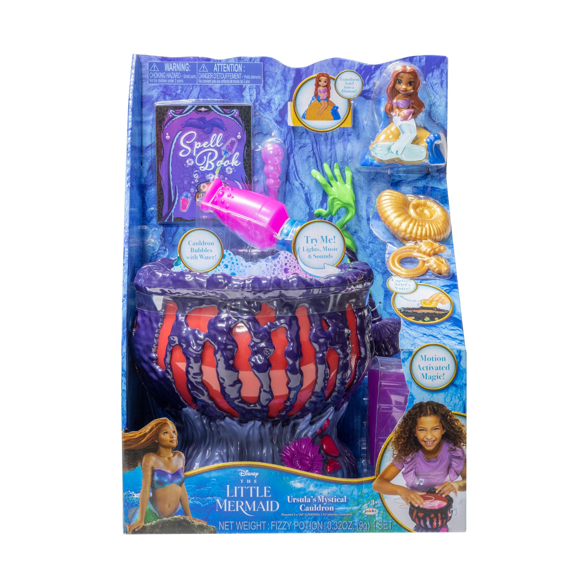 Disney The Little Mermaid Ursula's Mystical Cauldron with Lights, Sounds & Music! - Image 7