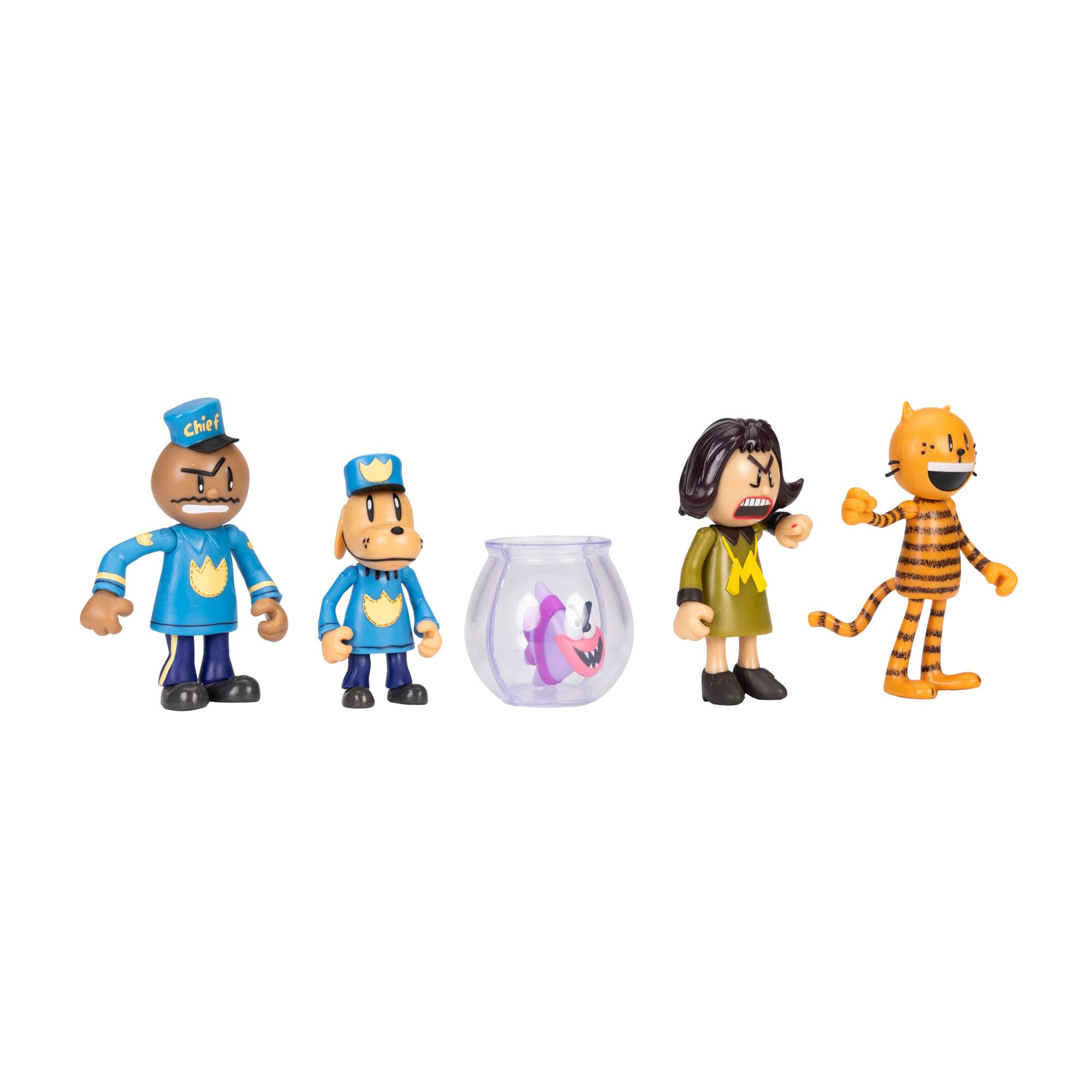 Dog Man 2.5" Inch Figures 5-Pack Multipack from Jakks Pacific's Wave #3 - Image 6