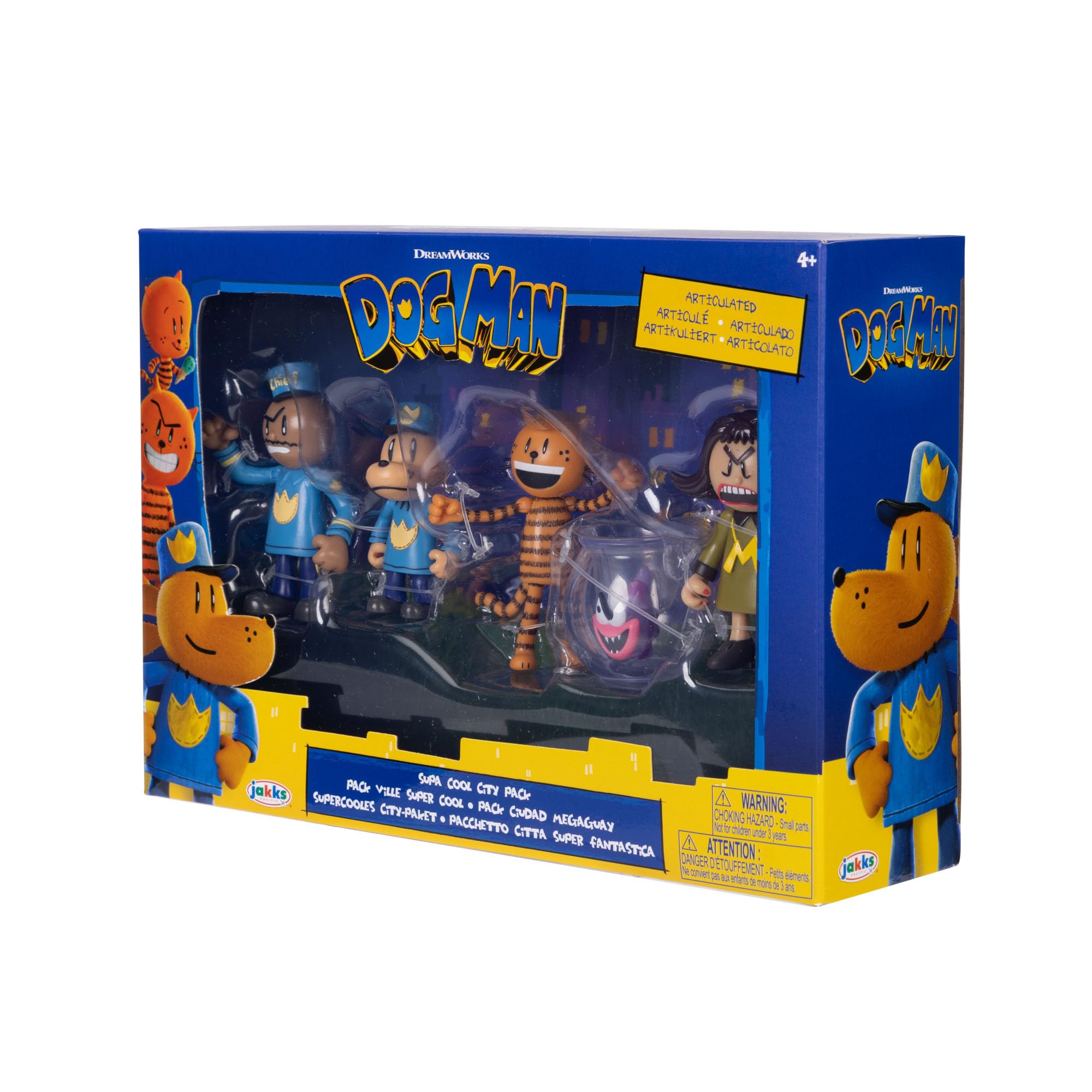 Dog Man 2.5" Inch Figures 5-Pack Multipack from Jakks Pacific's Wave #3 - Image 8