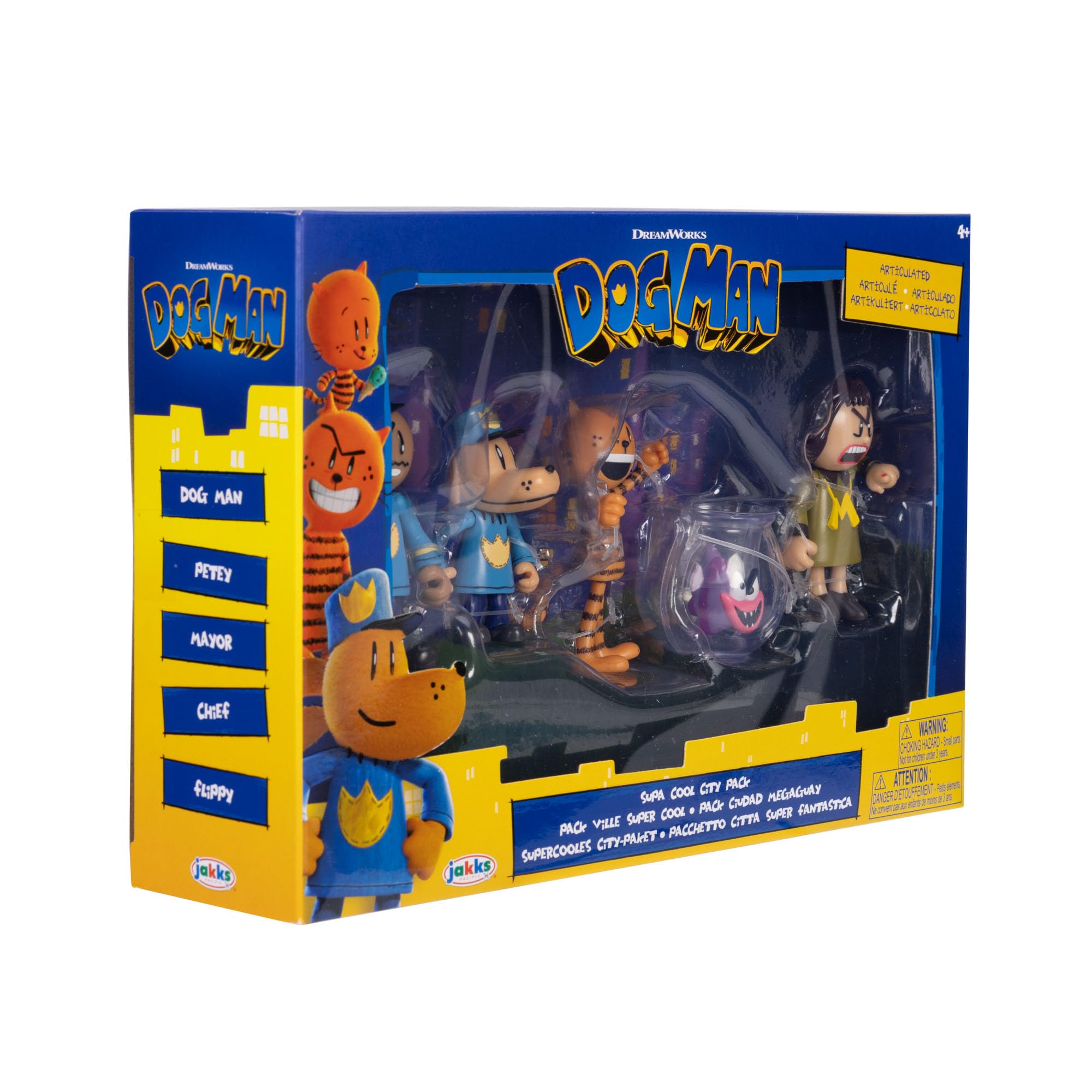 Dog Man 2.5" Inch Figures 5-Pack Multipack from Jakks Pacific's Wave #3 - Image 9