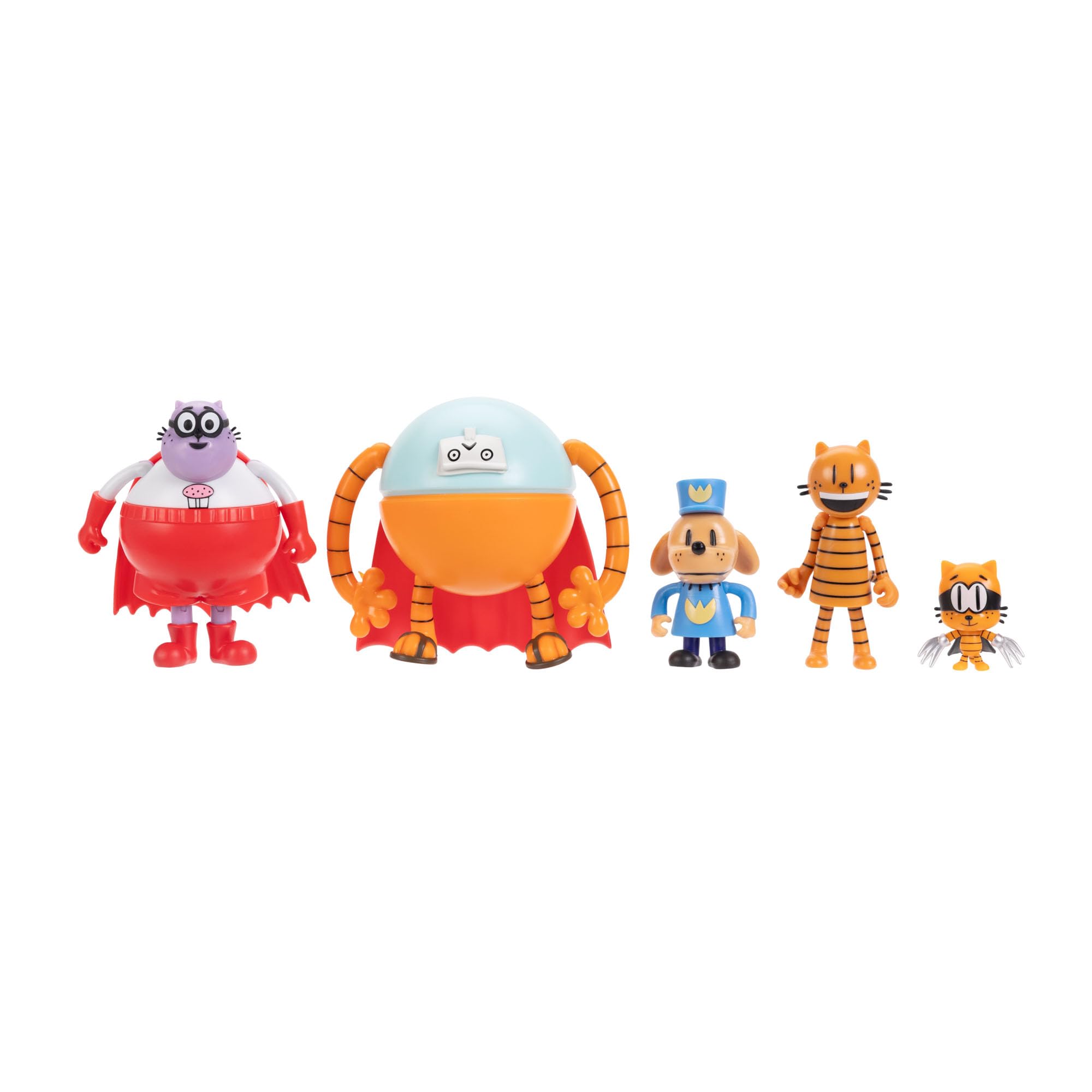 Dog Man 2.5 Inch Scale Supa Buddies and Baddies Multipack Action Figures, Part of Jakks Pacific's Wave 4, Includes 5 Characters - Image 11