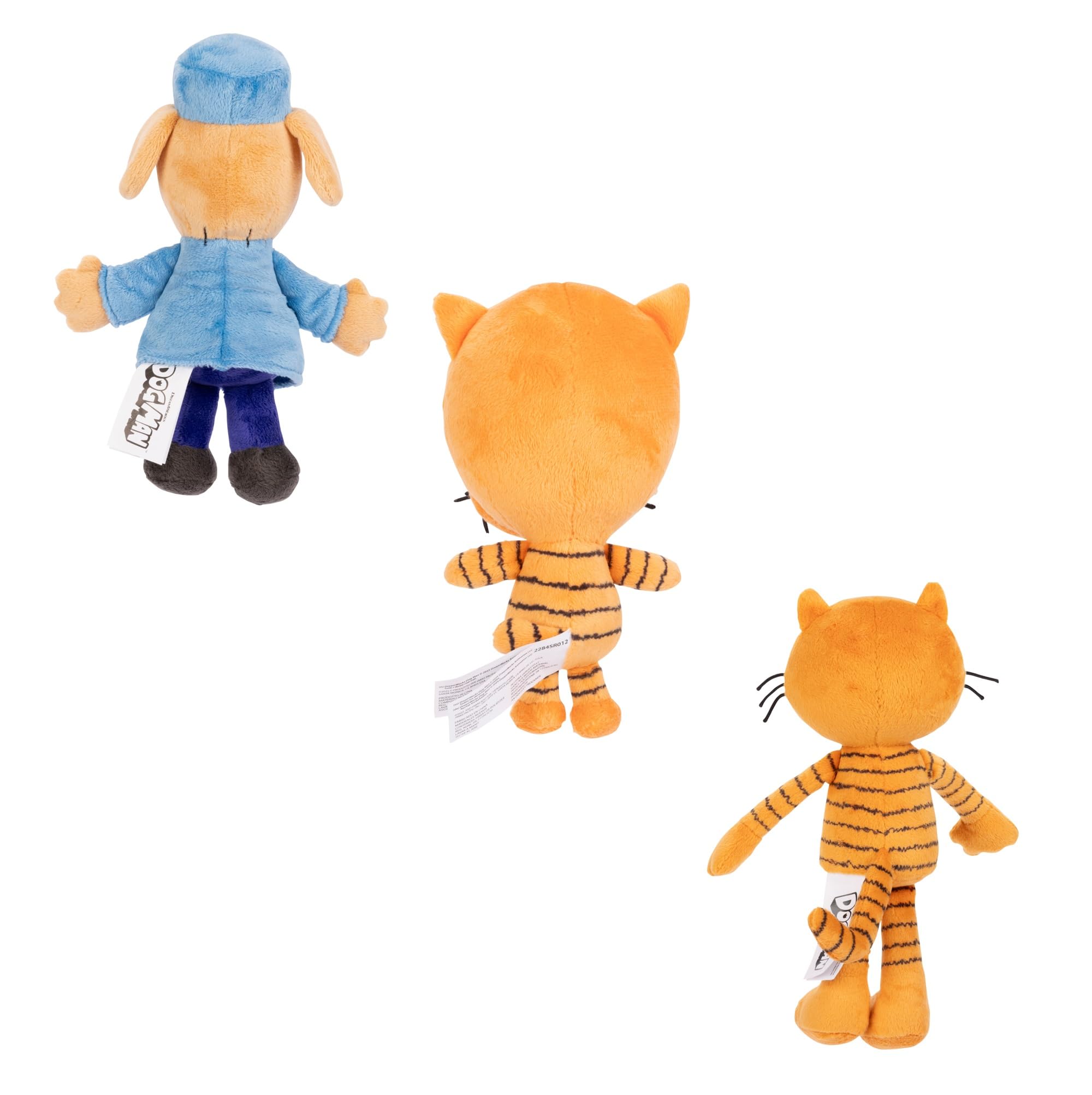 Dog Man Movie Plush in PDQ of 8 Plushies, Includes (4) Dog Man, (2) Petey, and (2) Little Petey - Officially Licensed by JAKKS Pacific - Image 5