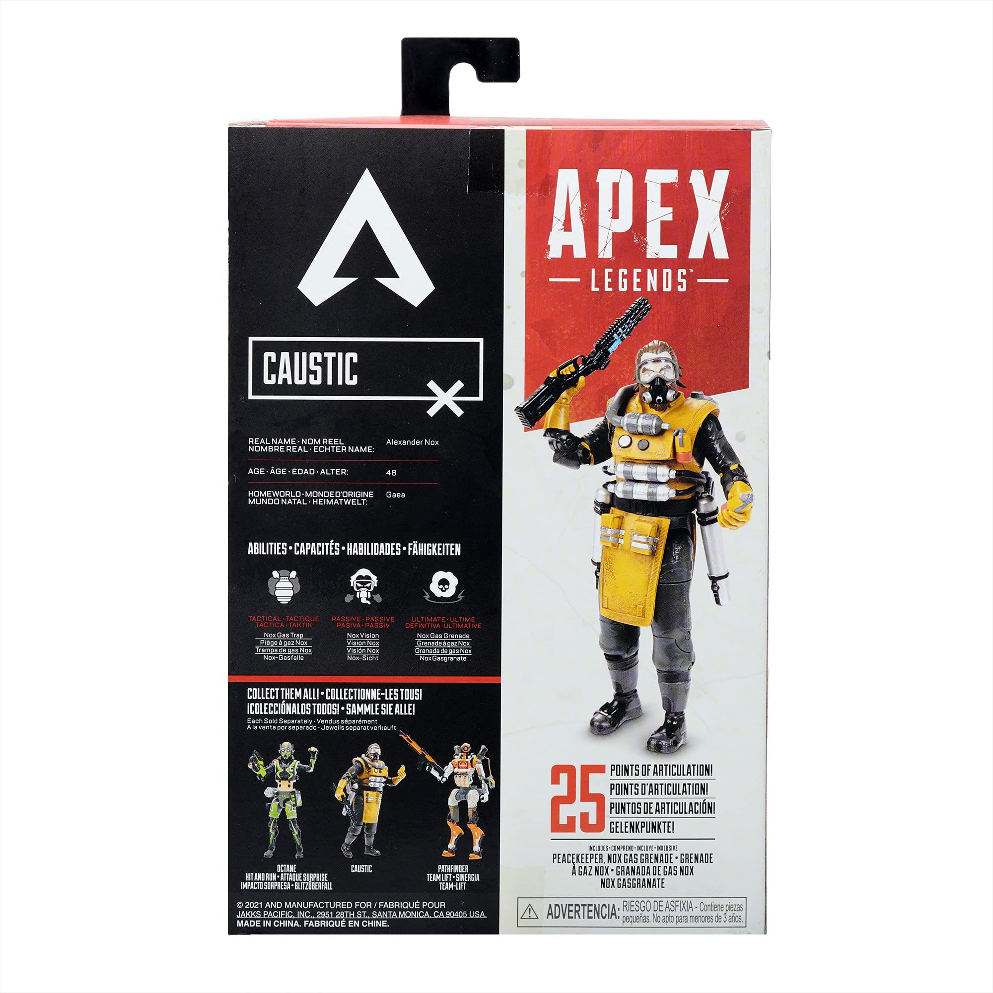 Electronic Arts Apex Legends Action Figure 6-Inch Caustic Collectible - Image 6