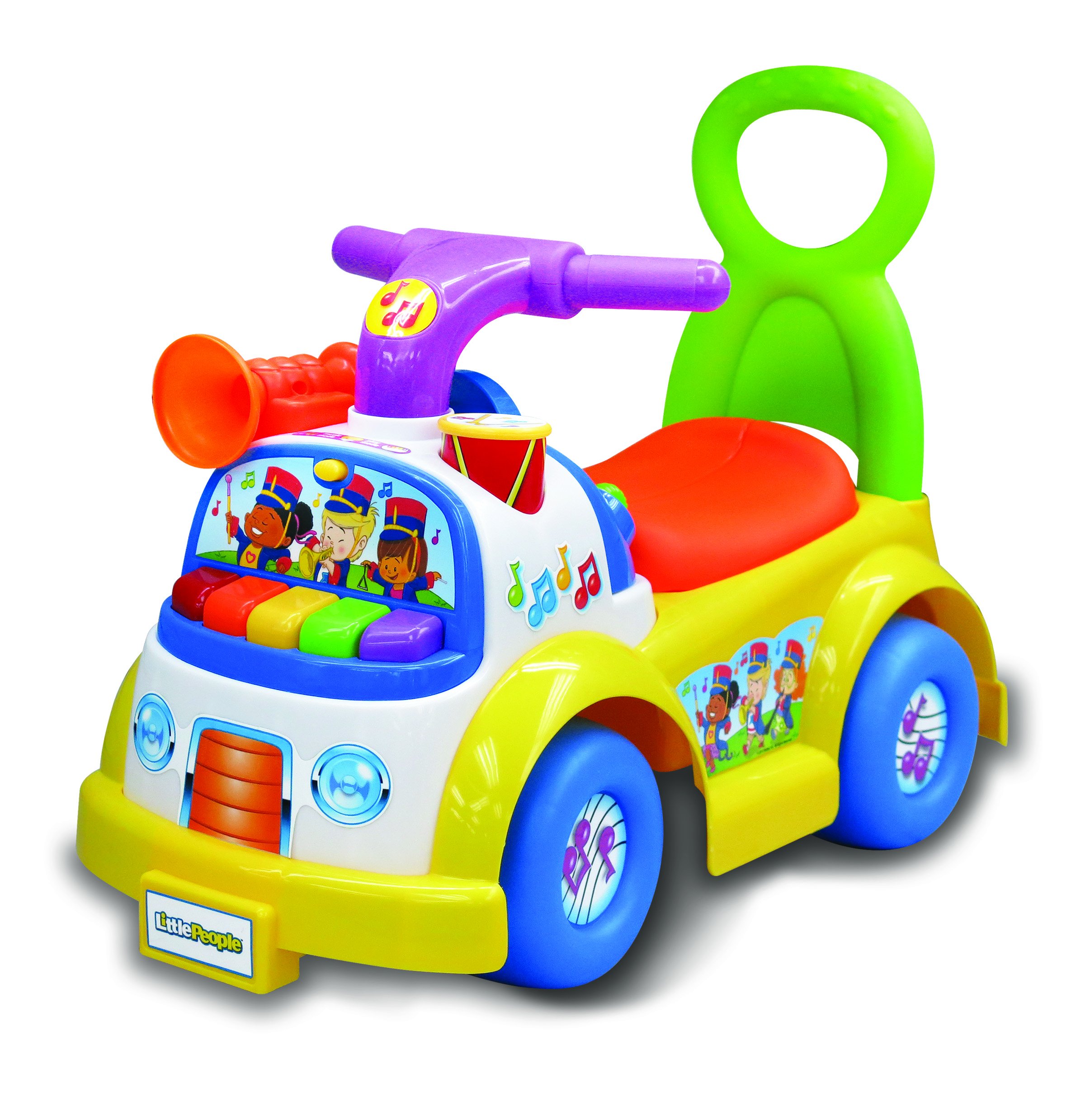 Fisher-Price Little People Music Parade Ride-On, Plays 5 Marching Tunes & Other Sounds! Perfect for Toddler Boys & Girls Ages 1, 2, & 3 Years Old - Helps Foster Motor Skills [Amazon Exclusive] - Image 8