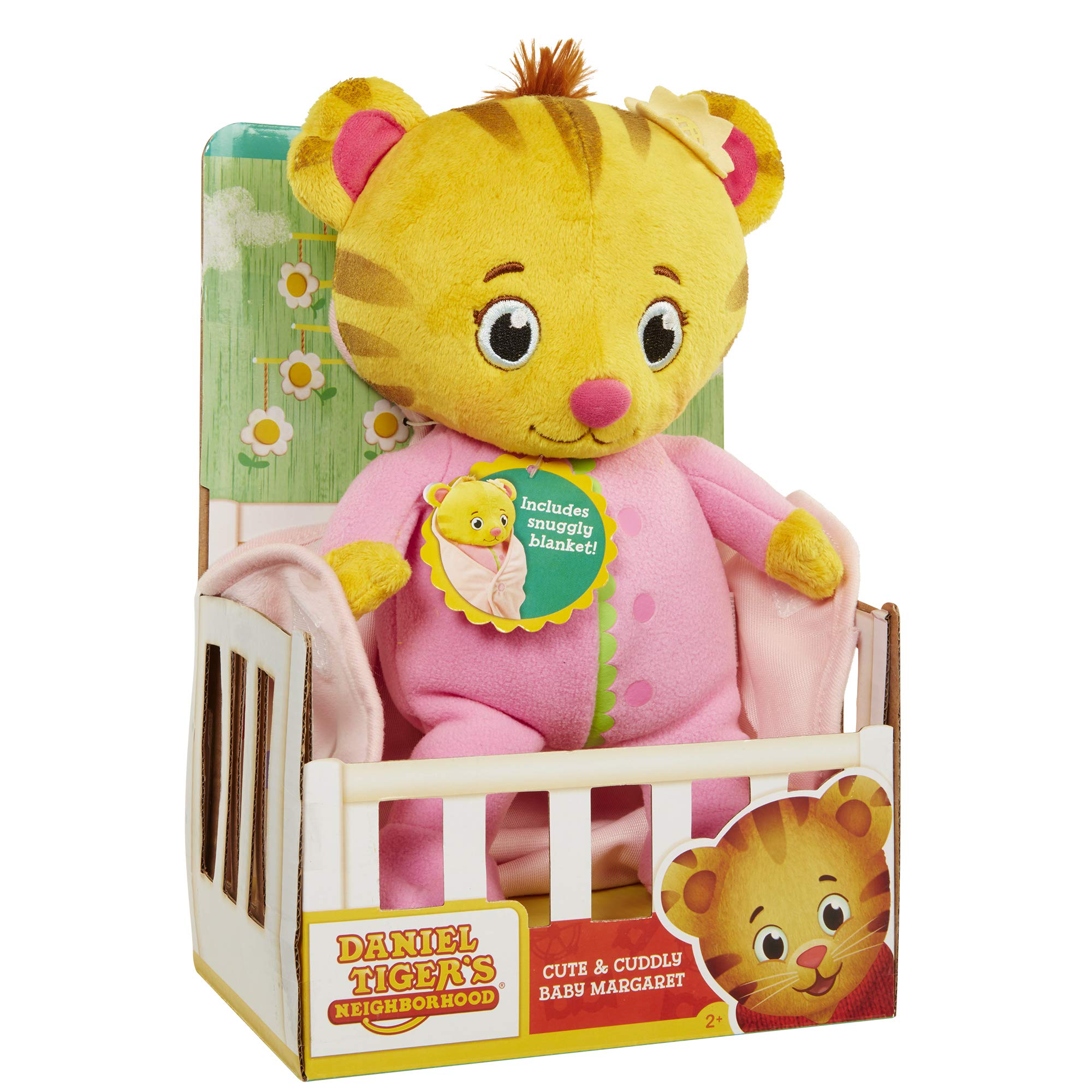 JAKKS Pacific Daniel Tiger's Neighborhood Cute and Cuddly Baby Margaret Plush Pink/Yellow - Image 11