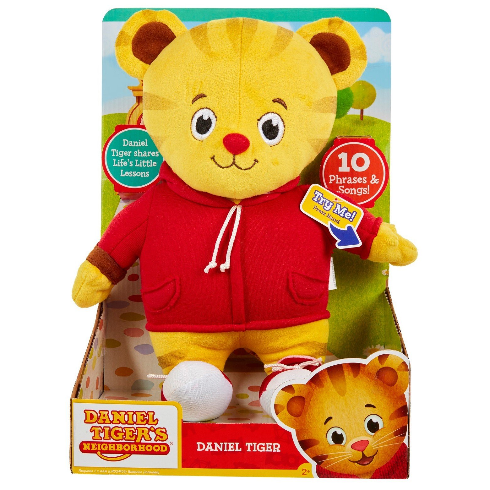 JAKKS Pacific Daniel Tiger's Neighborhood Talking Plush Soft & Cuddly Stuffed Toy, Features Phrases & Songs! - Image 3