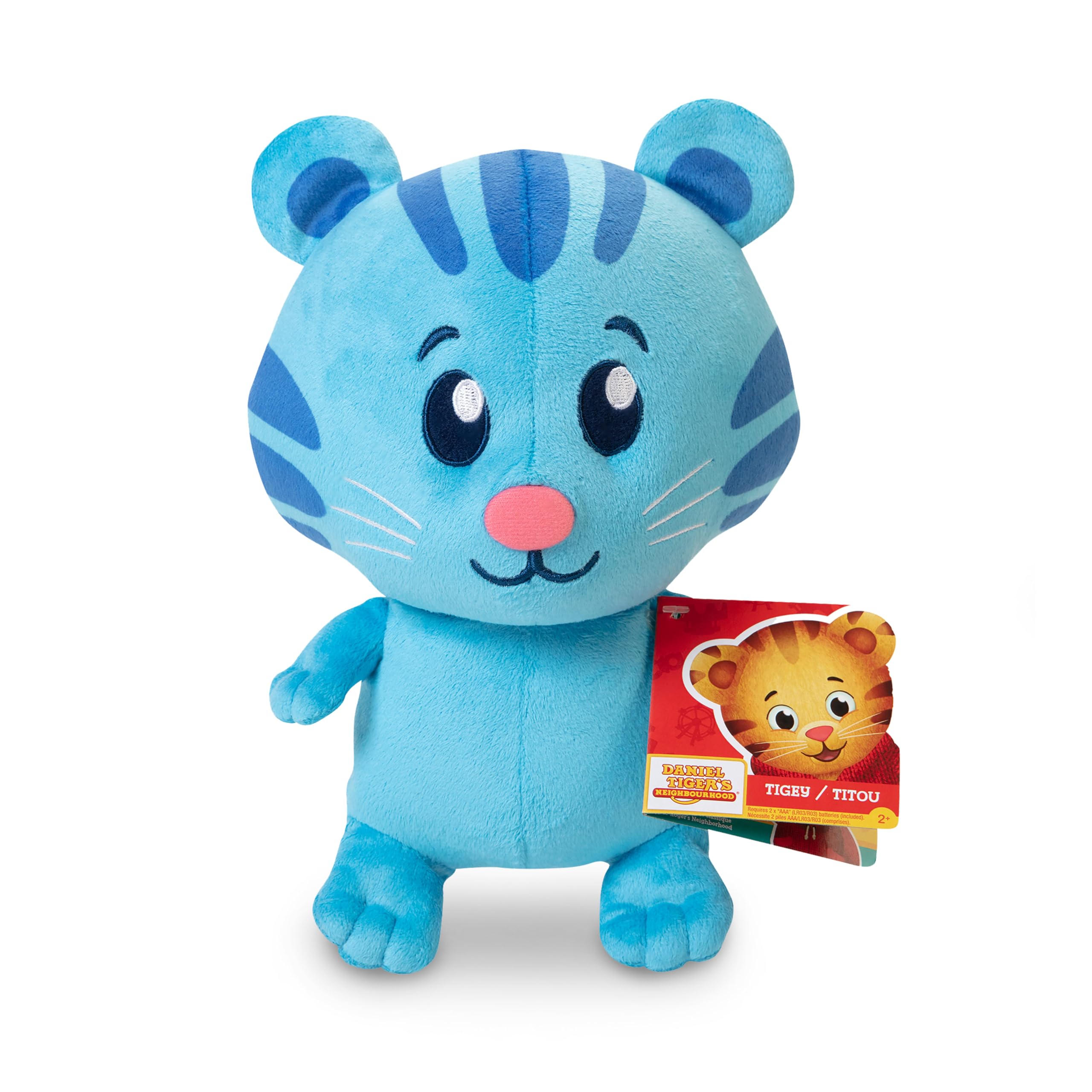 JAKKS Pacific Daniel Tiger's Neighborhood Tigey Plush with Sound, 10.5 Inches Tall! [Amazon Exclusive] - Image 7