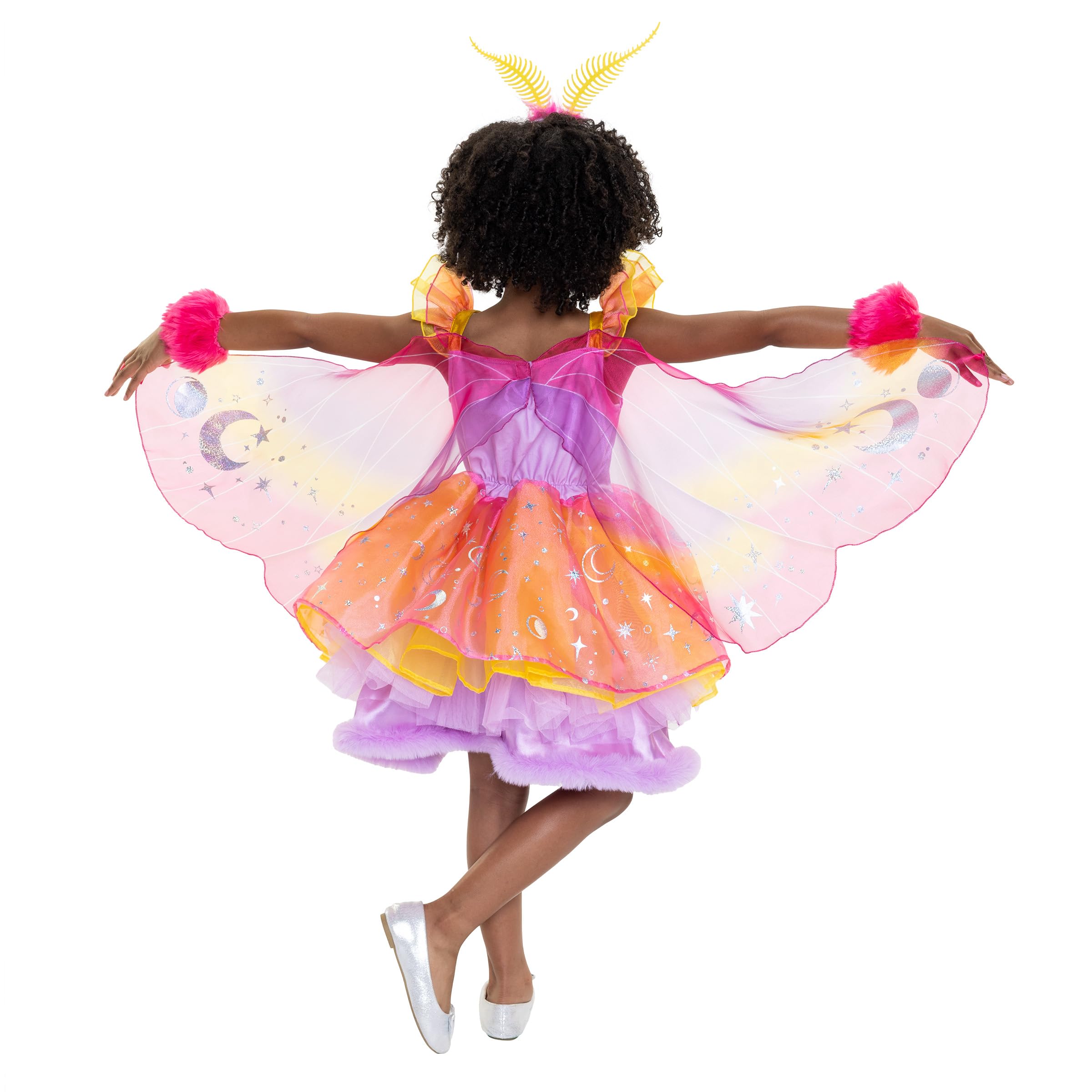 JAKKS Pacific Daydreamers Girls Premium Fairy Costume Dress with Wings, Full Tulle Skirt with Layers of Soft, Sheer Fabric for an Airy, Magical Effect with Every Twirl! [Amazon Exclusive] - Image 4