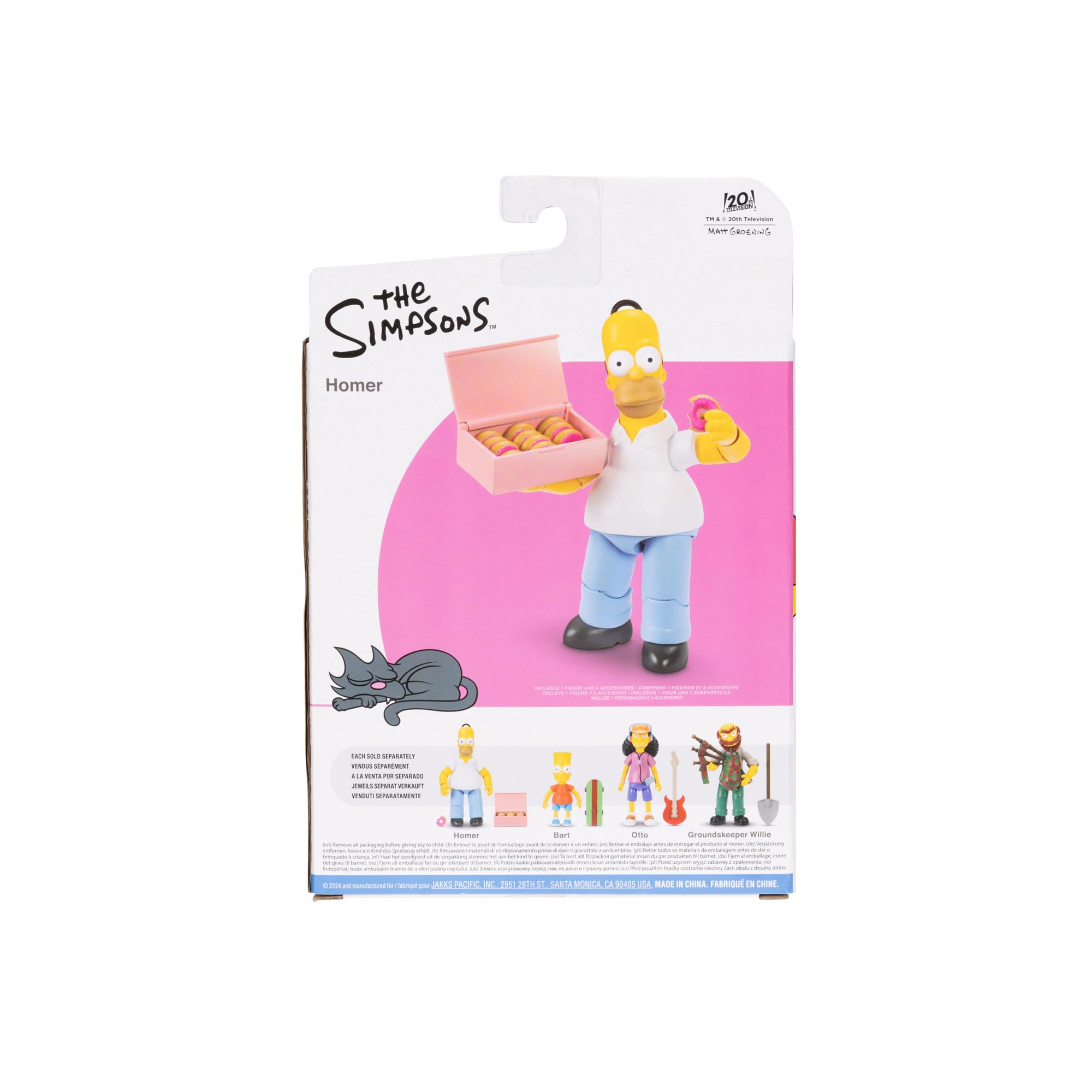 JAKKS Pacific Disney The Simpsons Action Figures 4-Pack 5-Inch Collectible Figures from Wave 1 - Homer, Bart, Groundskeeper Willie, and Otto - Image 13