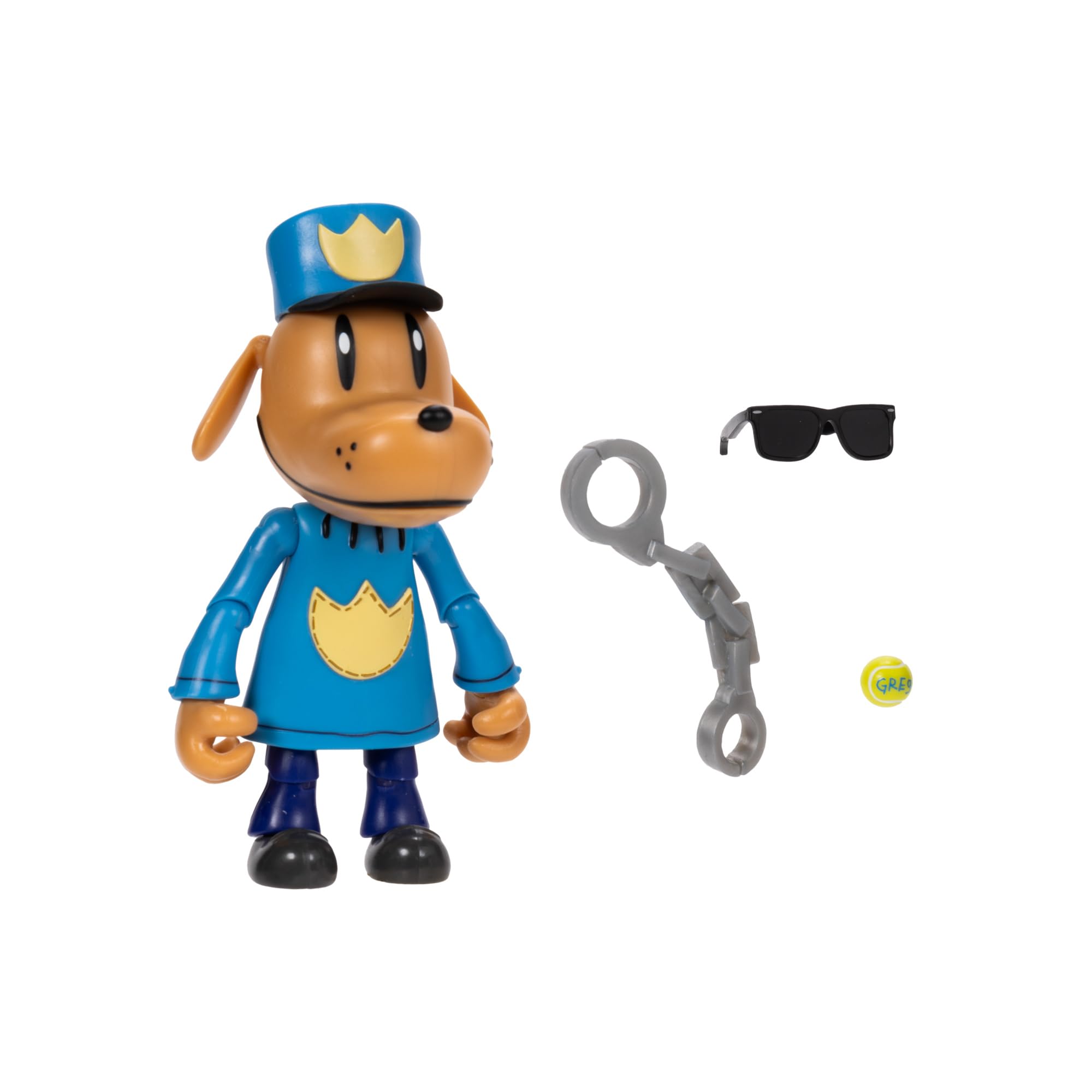 JAKKS Pacific Dog Man Movie 5 Inch Dog Man Articulated Action Figure, Officially Licensed Toys, Collect All the Movie Action Figures and Plush Toys - Image 3