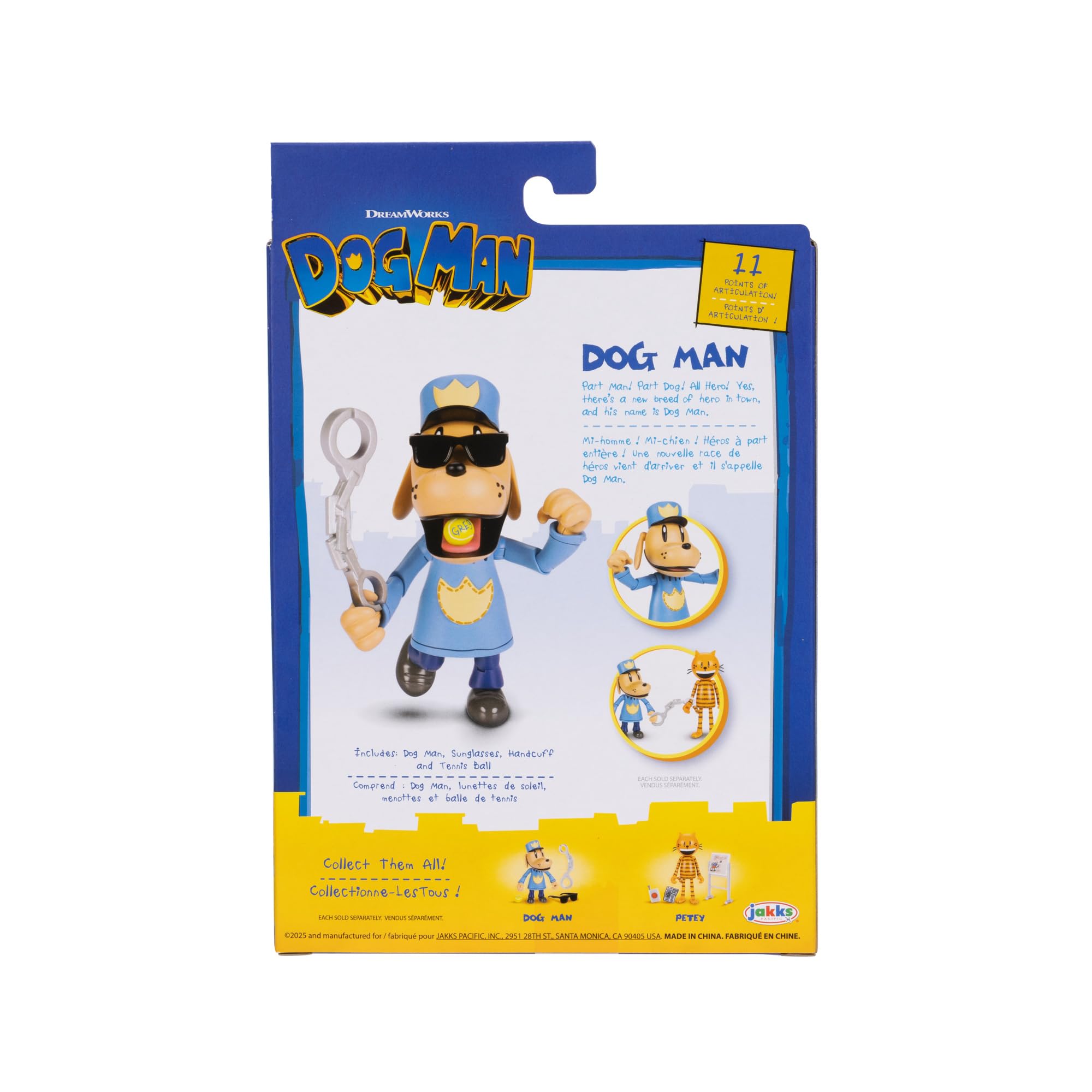 JAKKS Pacific Dog Man Movie 5 Inch Dog Man Articulated Action Figure, Officially Licensed Toys, Collect All the Movie Action Figures and Plush Toys - Image 7
