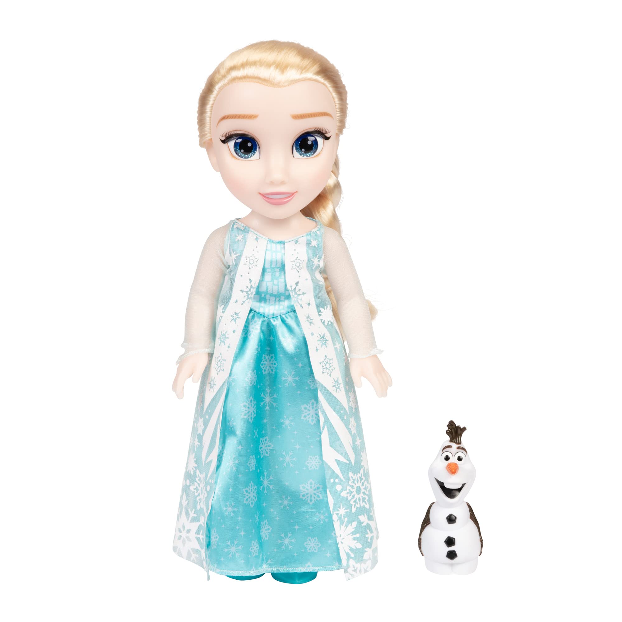 JAKKS Pacific Elsa Doll Classic My Singing Friend Elsa Doll & Olaf Figure - Image 11