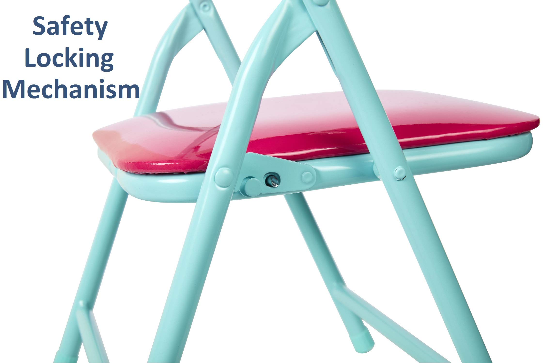 Jakks Pacific Minnie Jr Activity Table Set with One Chairs ,Teal and Red - Image 5