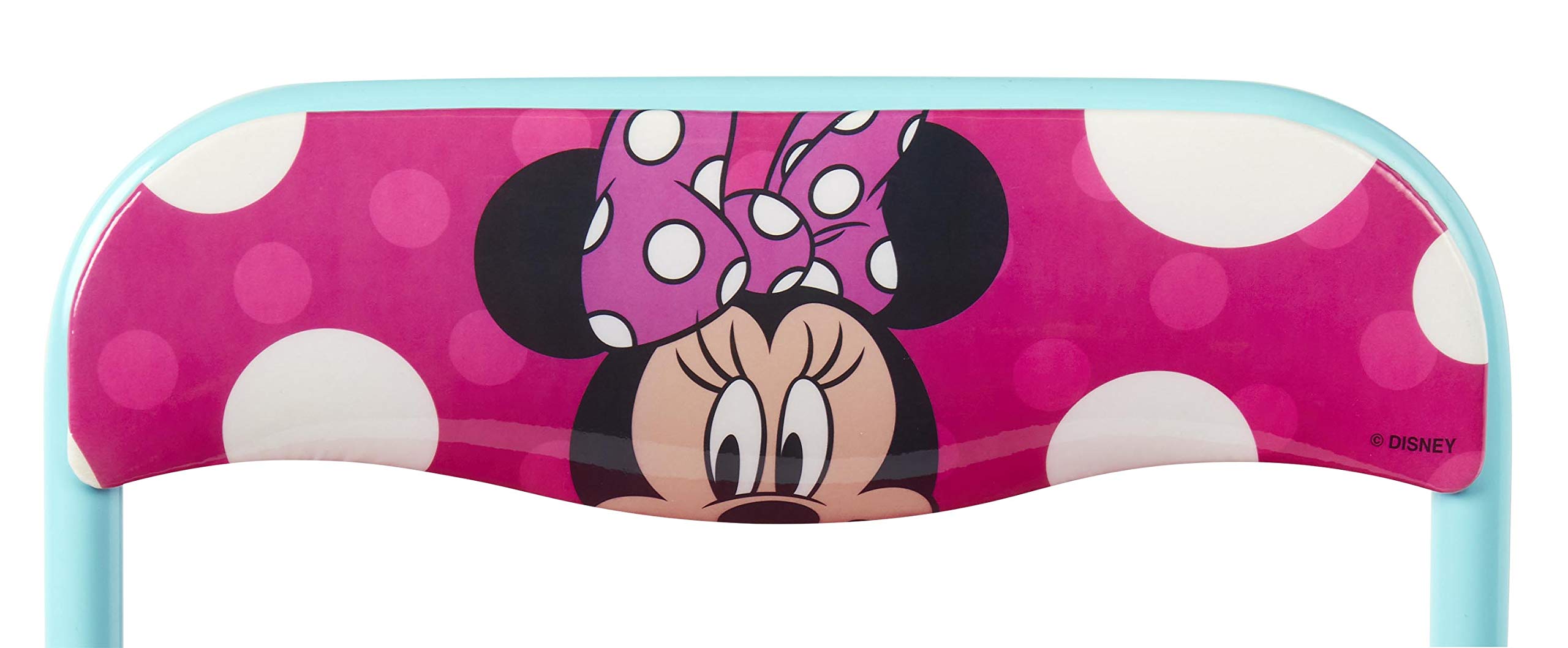 Jakks Pacific Minnie Jr Activity Table Set with One Chairs ,Teal and Red - Image 9