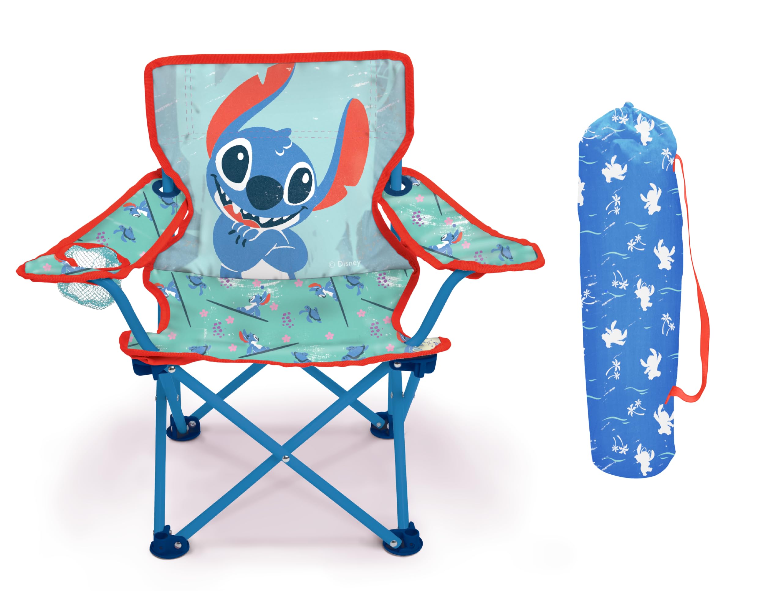 Lilo & Stitch Children's Chair Foldable Camp Chairs for Kids - Fold and Go Chair for Park, Sports or Patio Includes Carry Bag, by JAKKS Pacific Toddlers 24M+ - Image 6