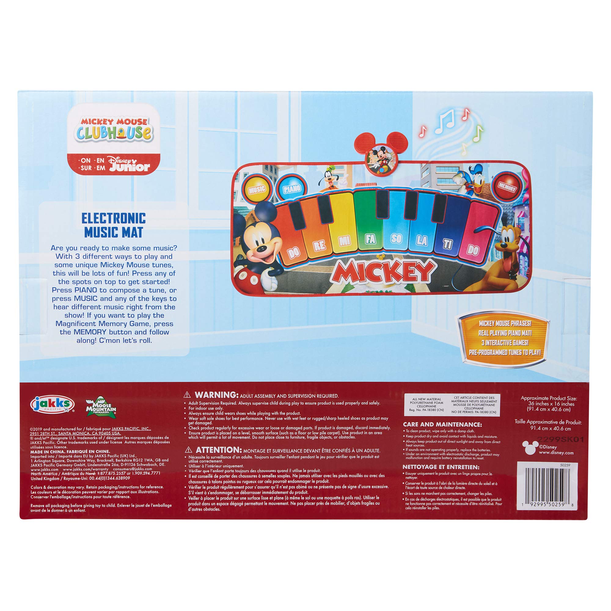 Mickey Mouse Music Mat Electronic Piano Dance Mat - Image 7