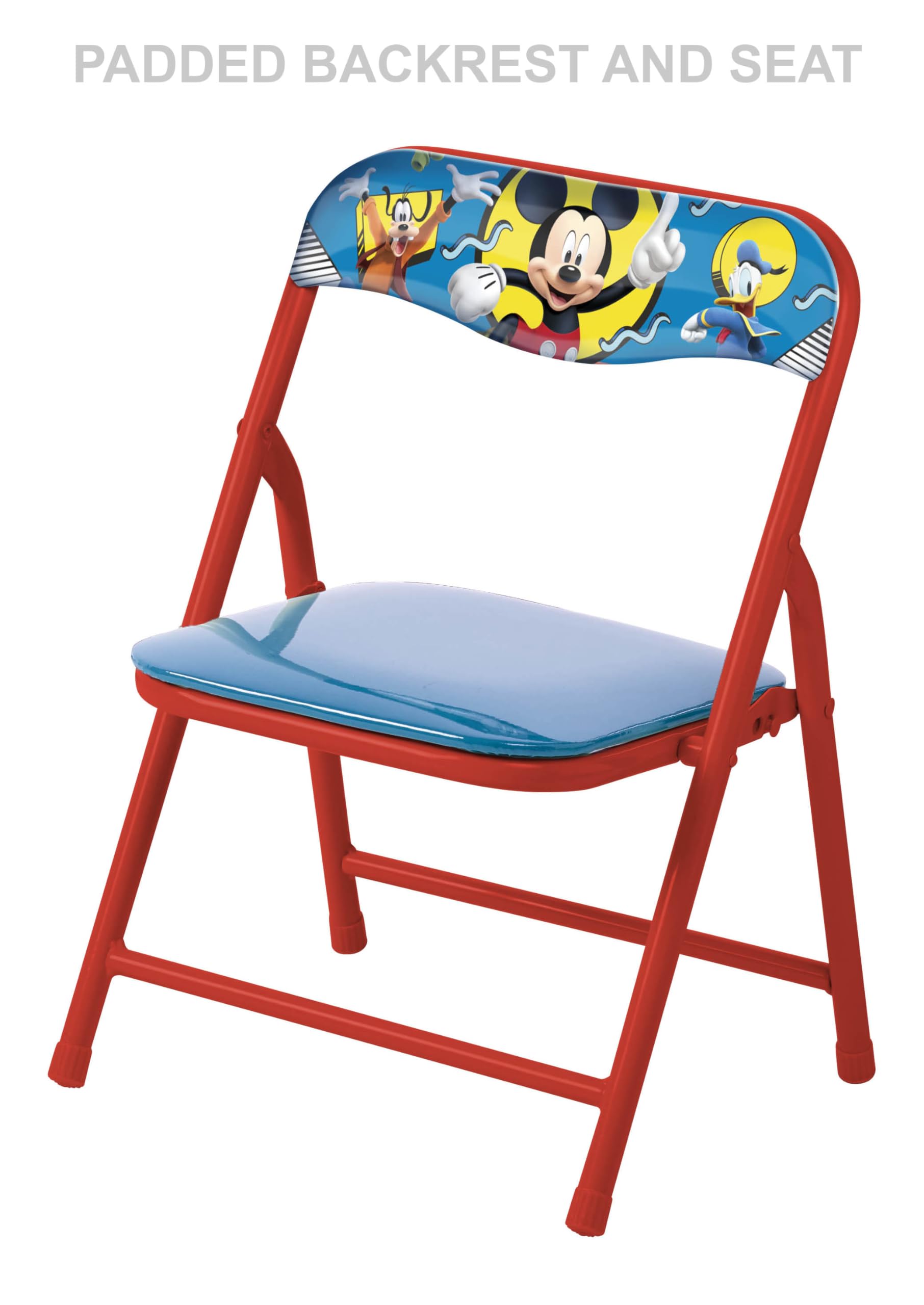 Mickey Mouse Table & Chair Set for Toddlers 24-48M, Includes 1 Table & 1 Chair [Amazon Exclusive] Table: 20"L x 20"W x 16.4"H, Chair: 12"L x 11.6"W x 17"H - Weight Limit: 70 lbs - Image 5