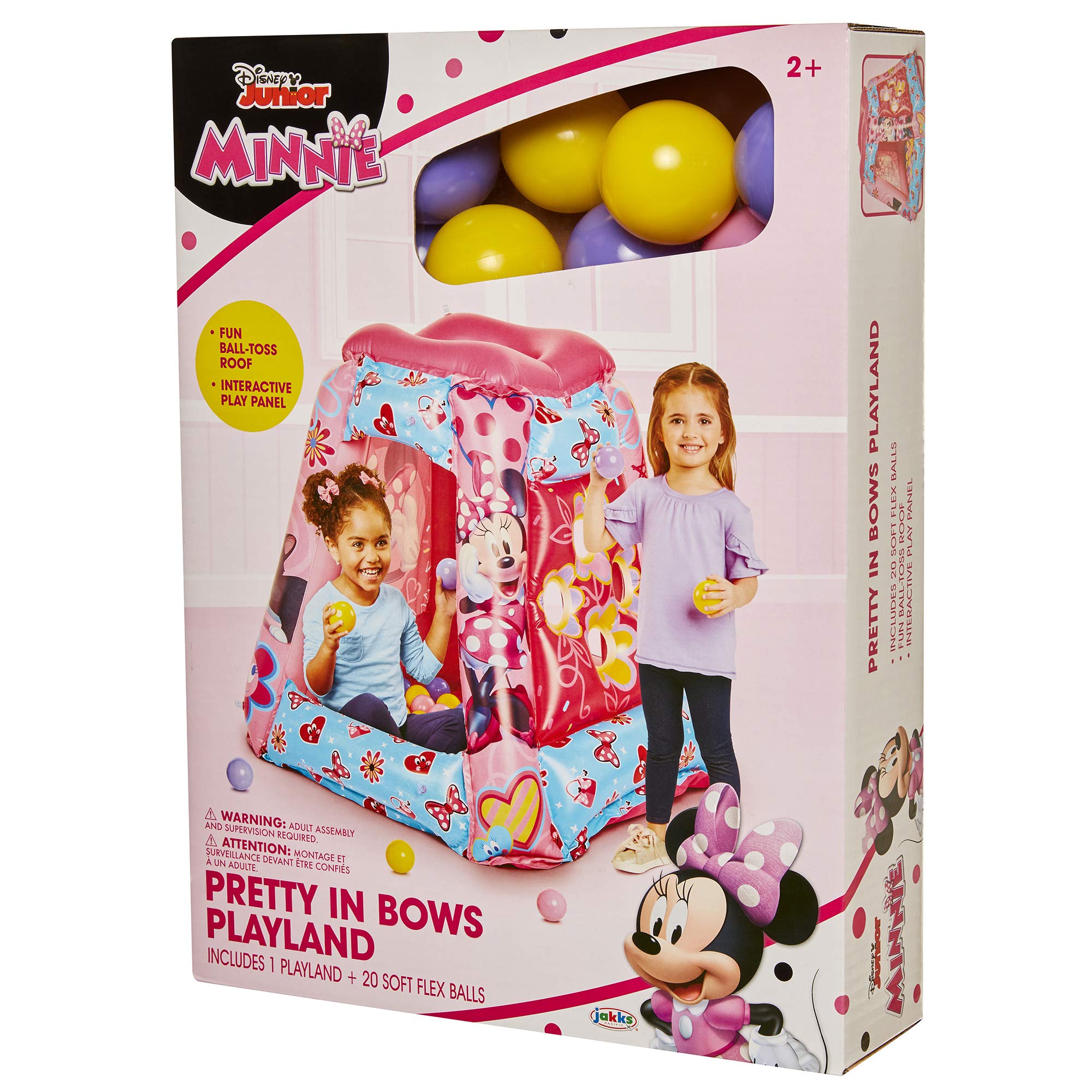 Minnie Mouse Ball Pit 20 Balls - Toddler Jungle Gym Playhouse Inflatable for Boys Girls Kids [20 Balls Included] - Image 5