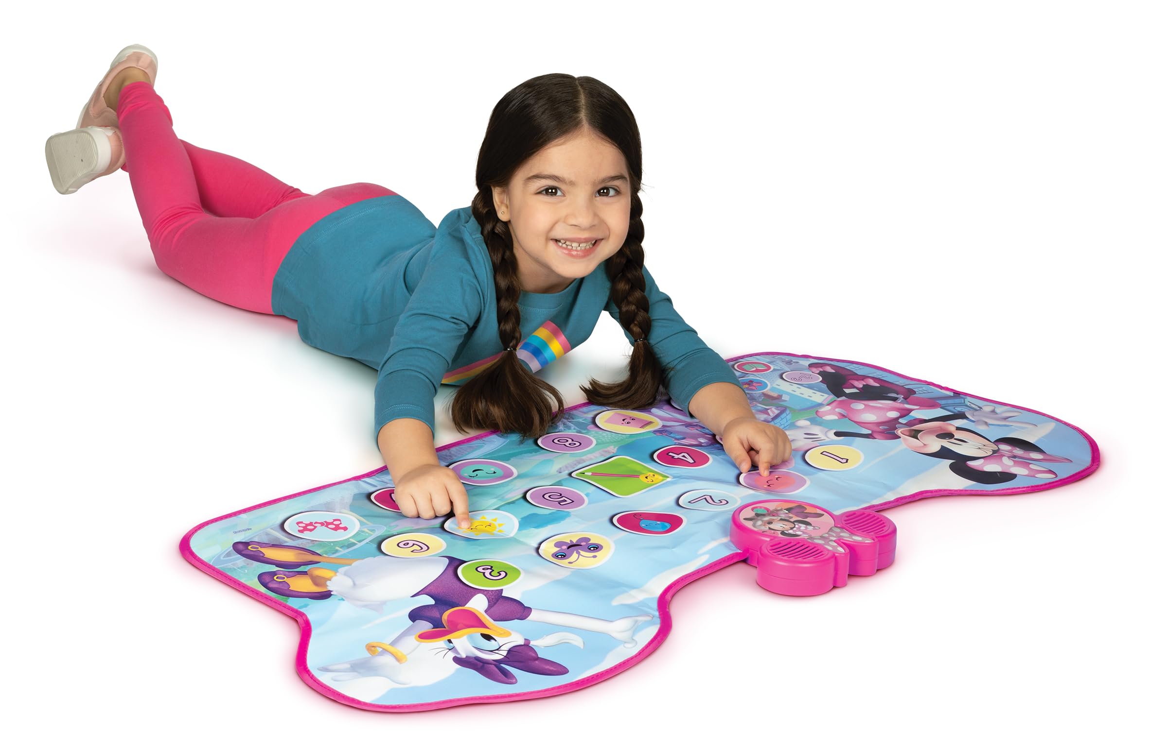 Minnie Mouse Electronic Learning Activity Mat 3ft Activity Memory Game Learning Mat - 3 Interactive Ways to Play! - Image 3