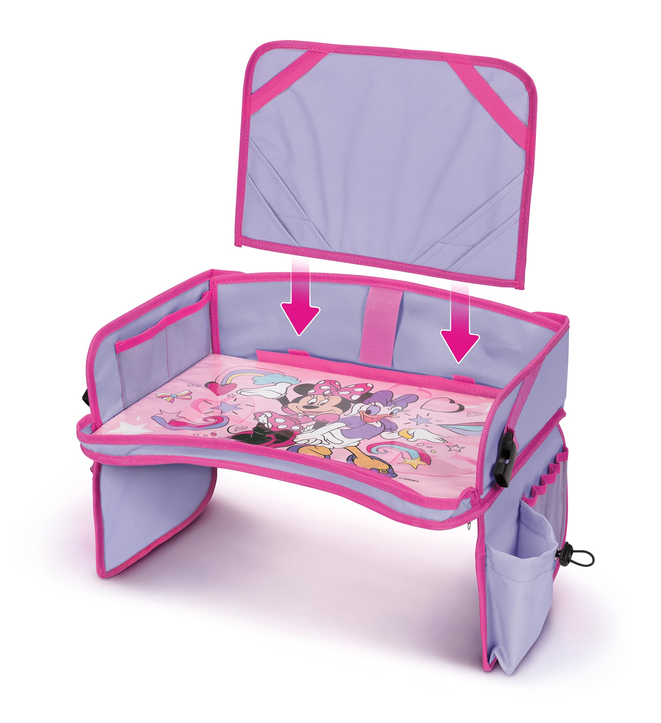 Minnie Mouse Kids Travel Tray for Toddler, Car Seat Tray for Roadtrip Essentials & Activities - Image 5