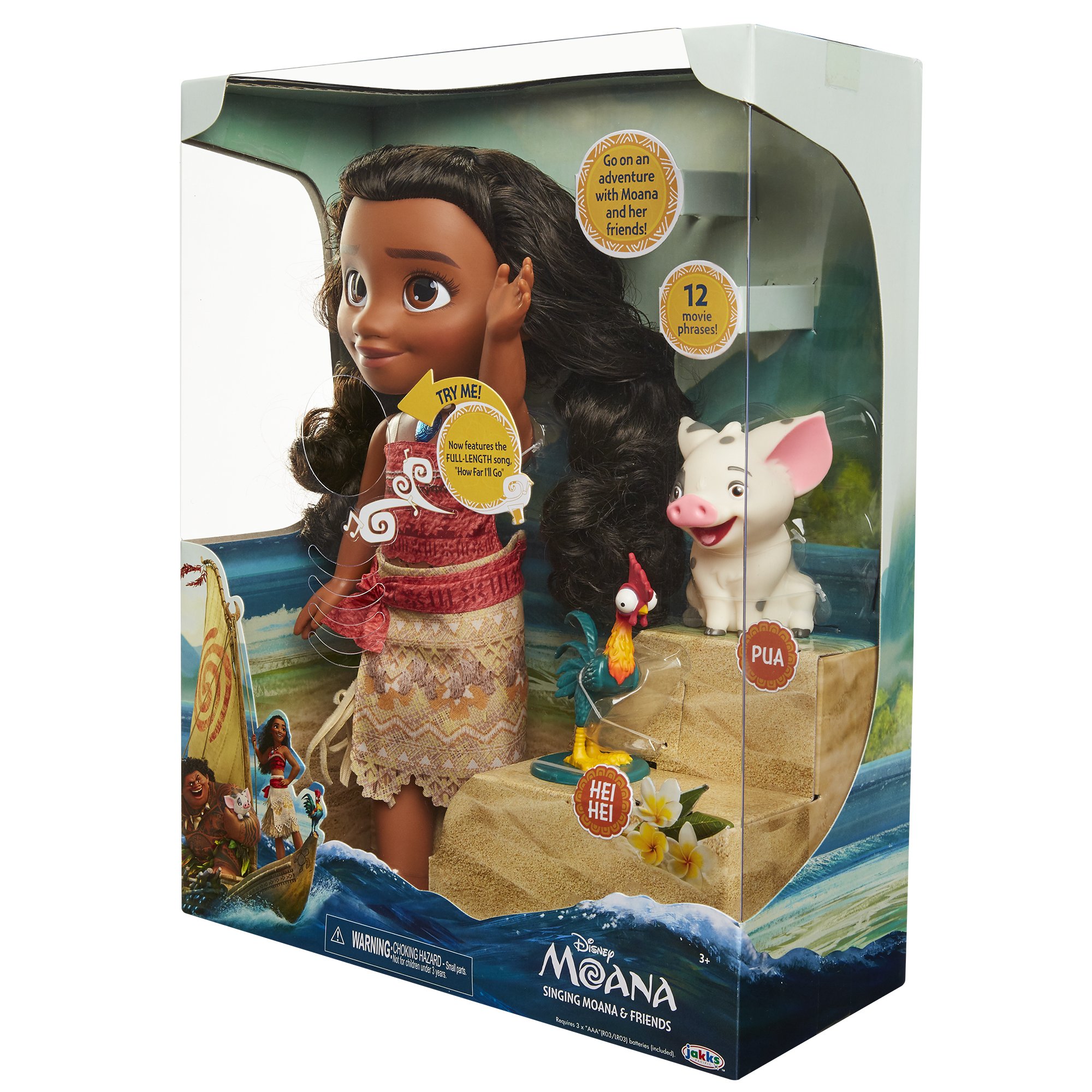 Moana Disney's Singing Adventure Doll and Friends Doll Playset - Image 3