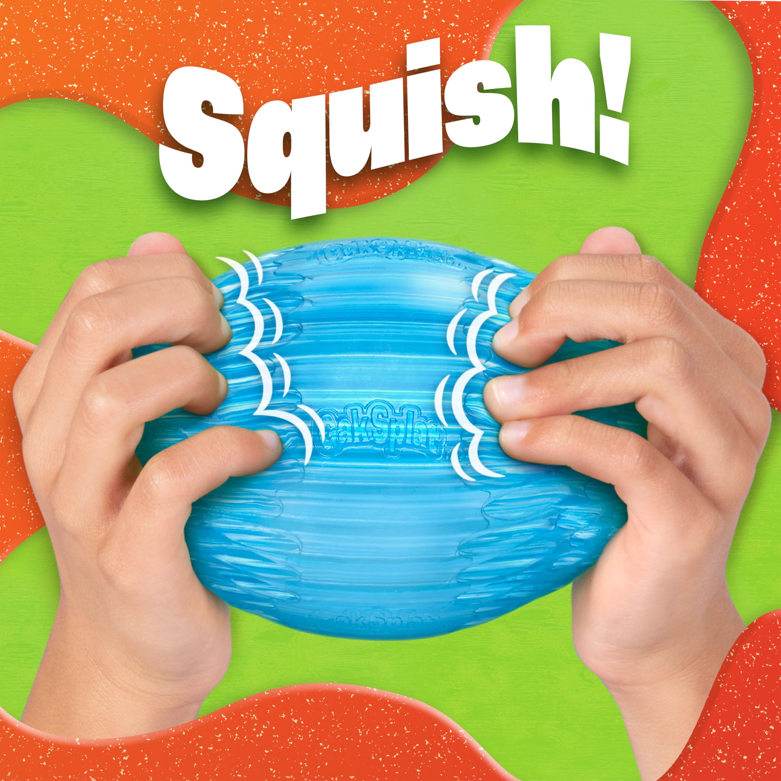 Nickelodeon Gak Splat 2 Balls + 1 Football Sport Ball 3-Pack Bundle, Throw, Catch, Play! - Image 6