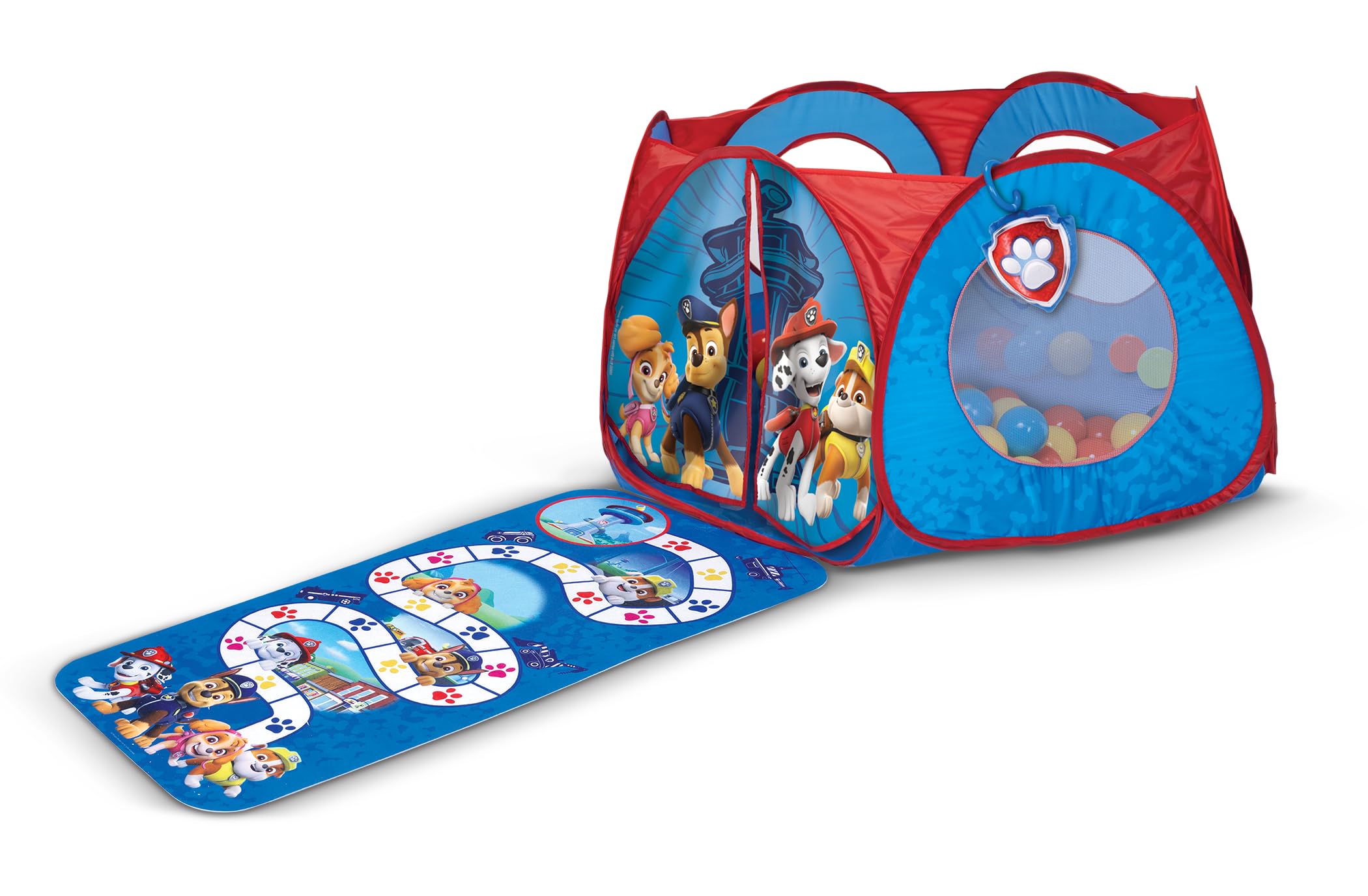 Paw Patrol Ball Pit with 20 Soft Flex Balls Pop and Play Arena for Kids Baby Toddler Infant Boys & Girls [20 Balls Included] - Image 3