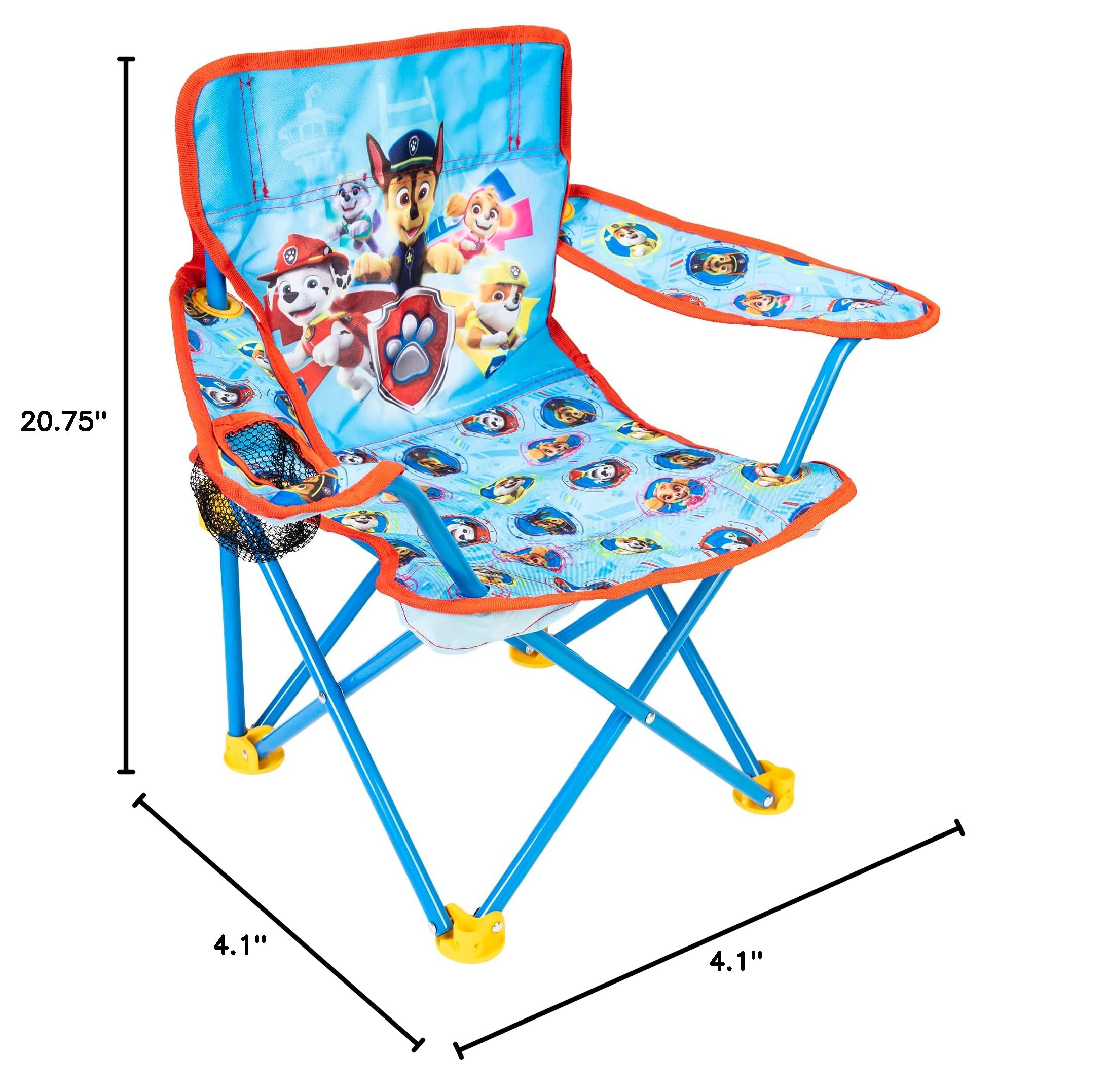 Paw Patrol Kids Camping Chair, Camp Fold N Go Chair with Carry Bag - Image 3