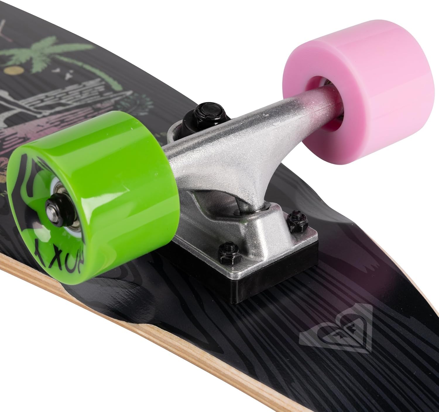 Roxy Mini Pintail Cruiser Skateboard for Girls – 25" Kids Skateboard for Ages 6-12, Durable 7-Ply Wood Deck, 60MM Soft Wheels, ABEC 3 Speed Bearings, Ideal for Beginners & Young Riders - Image 5