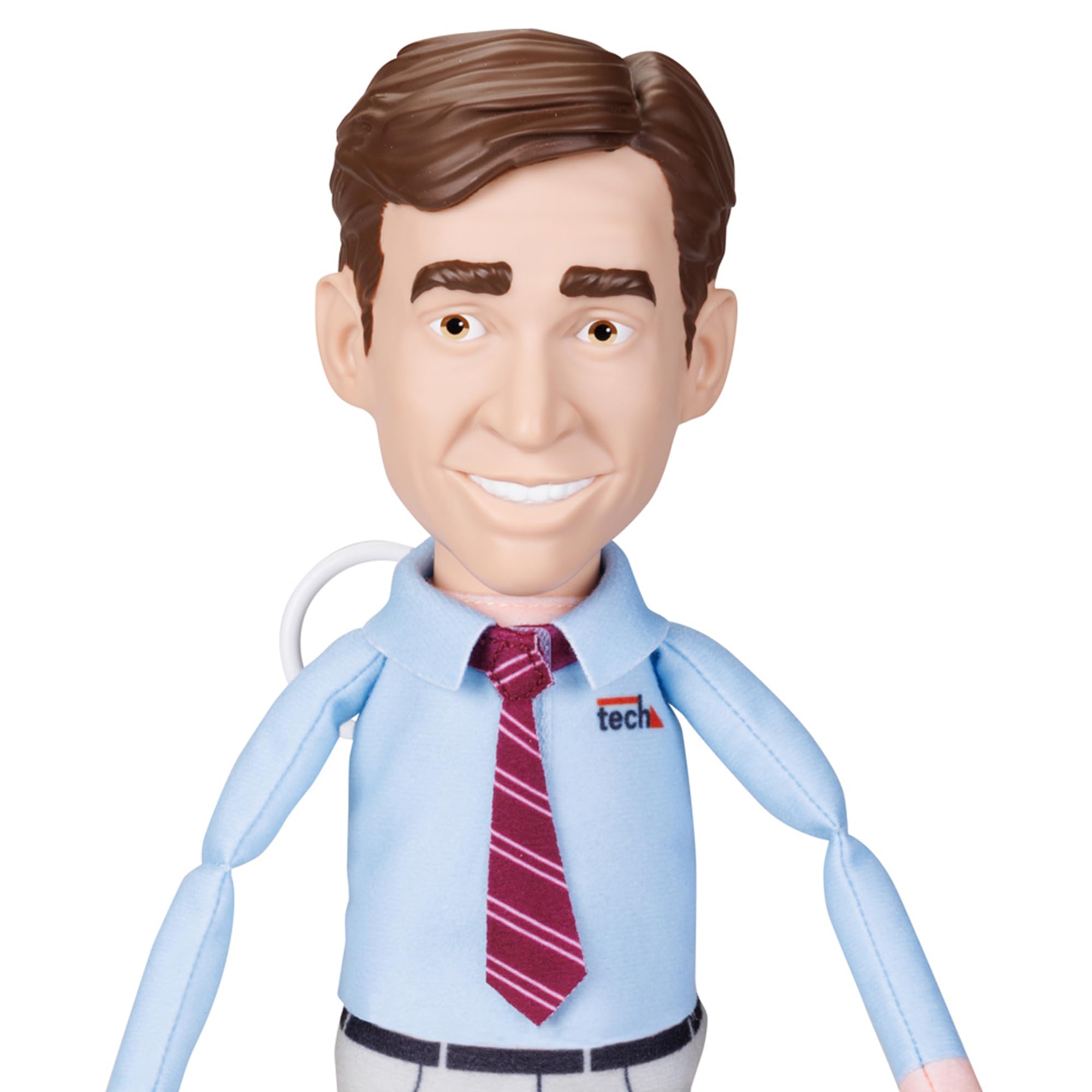 Shelf Talkers 12" Talking Plush Andy from The 40-Year-Old Virgin Movie, Pull String Toy Collectible Plush - Image 4