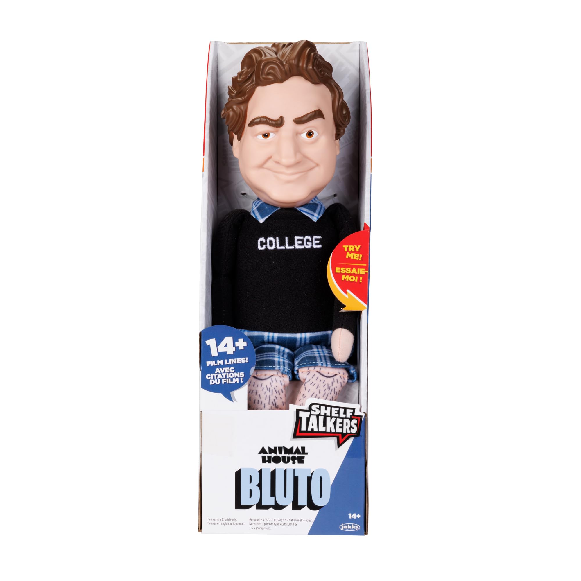Shelf Talkers 12" Talking Plush Bluto from Animal House Movie, Pull String Toy Collectible Plush - Image 7