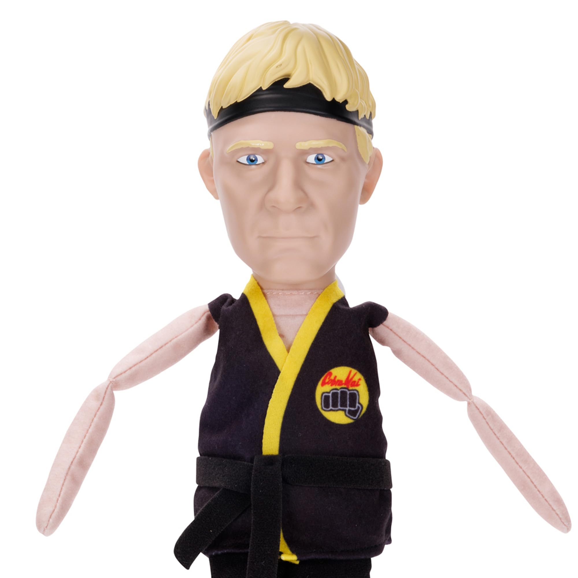 Shelf Talkers 12" Talking Plush Johnny from The Cobra Kai Series, Pull String Toy Collectible Plush - Image 5