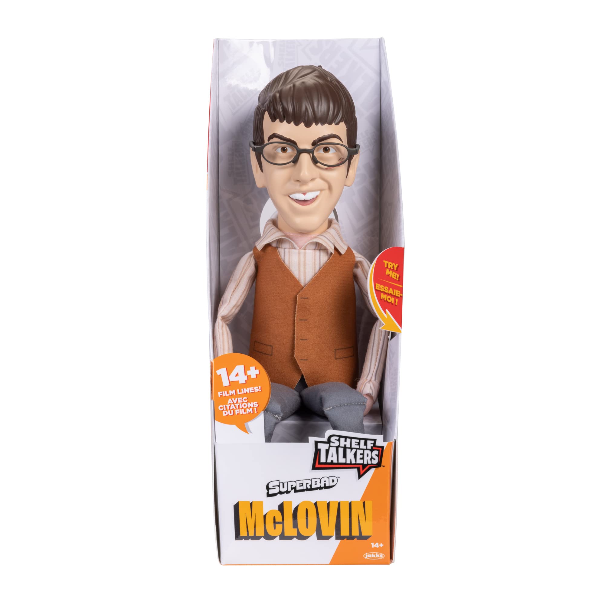 Shelf Talkers 12" Talking Plush McLovin from Superbad Movie, Pull String Toy Collectible Plush - Image 7