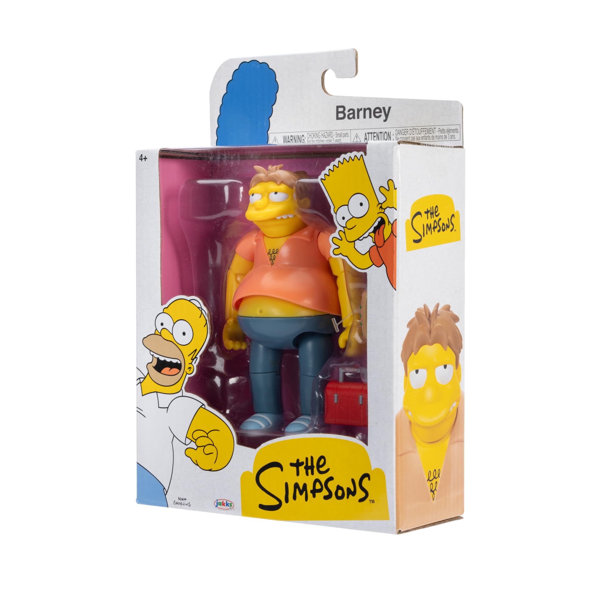 The Simpsons 5" Action Figure Barney Gumble with Sub & Lunch Box Wave #4 - Image 7