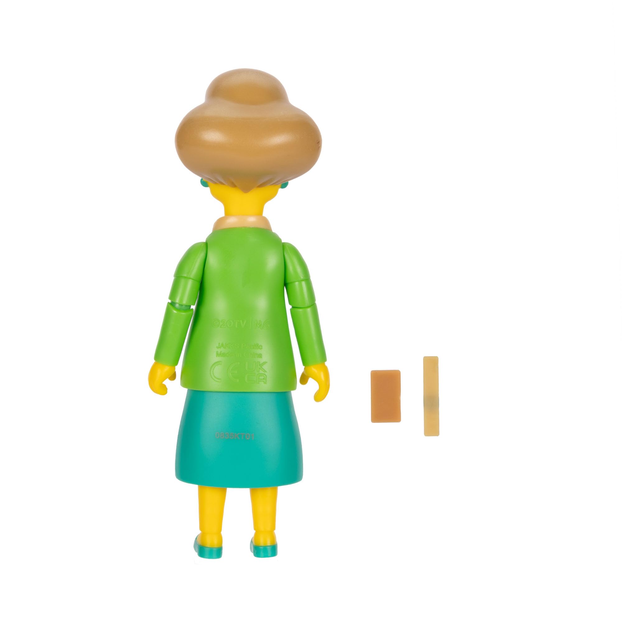 The Simpsons Action Figures 5-Inch Edna Krabappel with Chalk and Ruler - Image 4