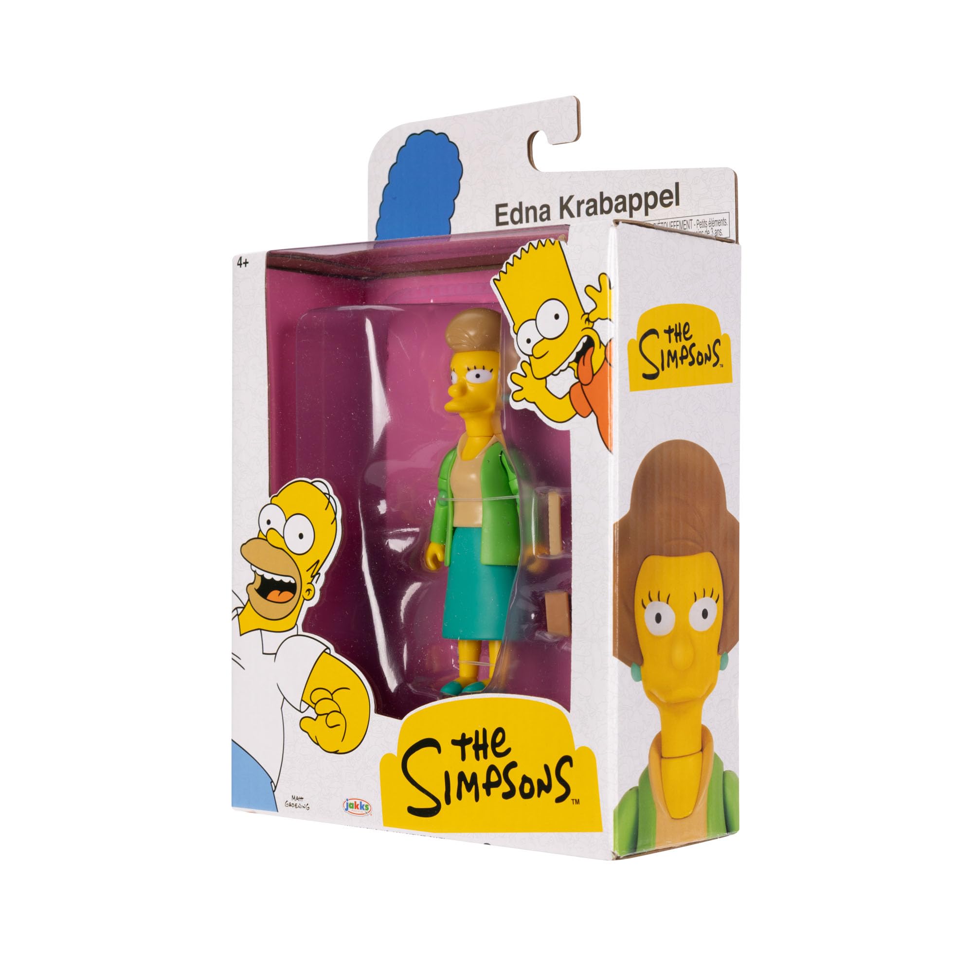 The Simpsons Action Figures 5-Inch Edna Krabappel with Chalk and Ruler - Image 7