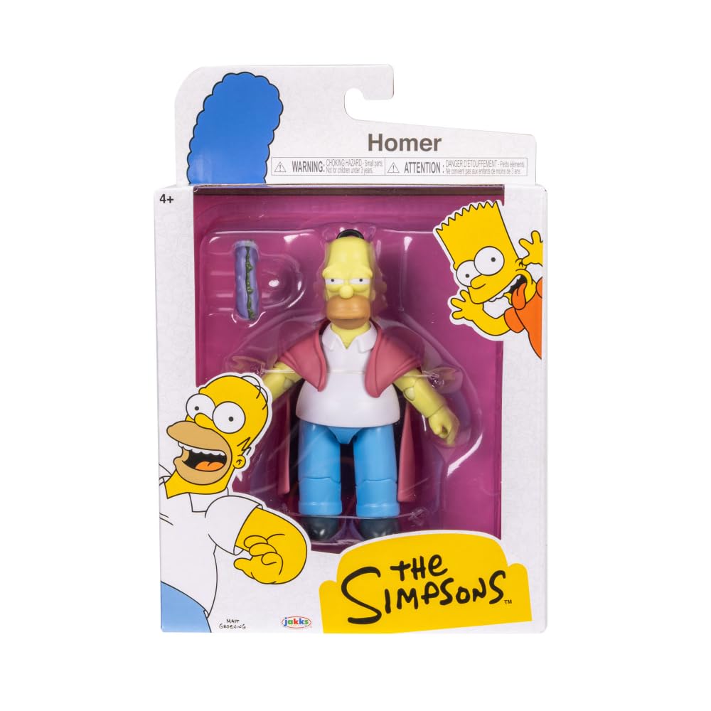 The Simpsons Action Figures 5-Inch Sick Homer with Hoagie - Image 5