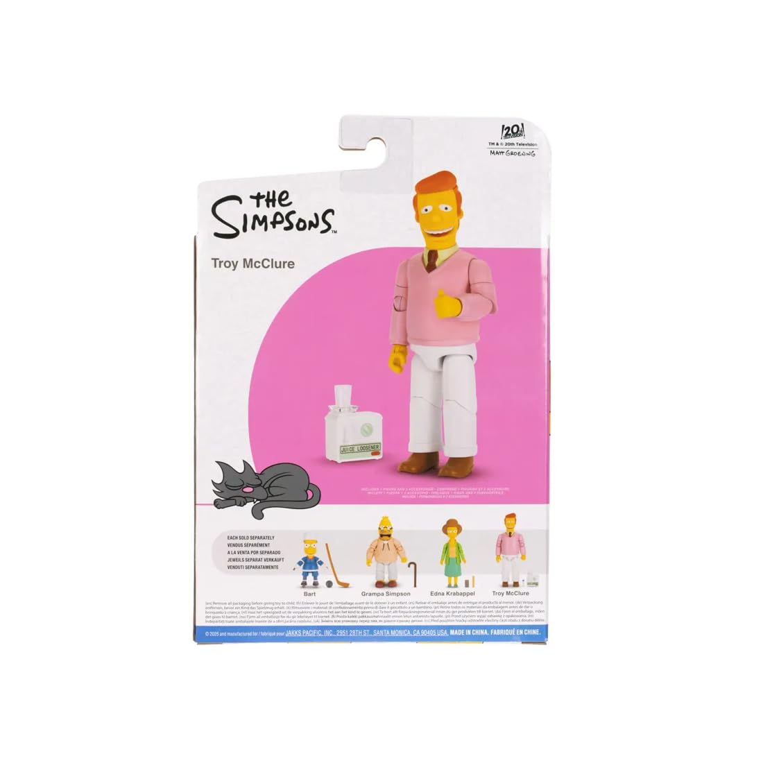 The Simpsons Action Figures 5-Inch Troy Mcclure with Brief Case and Breath Freshener - Image 3
