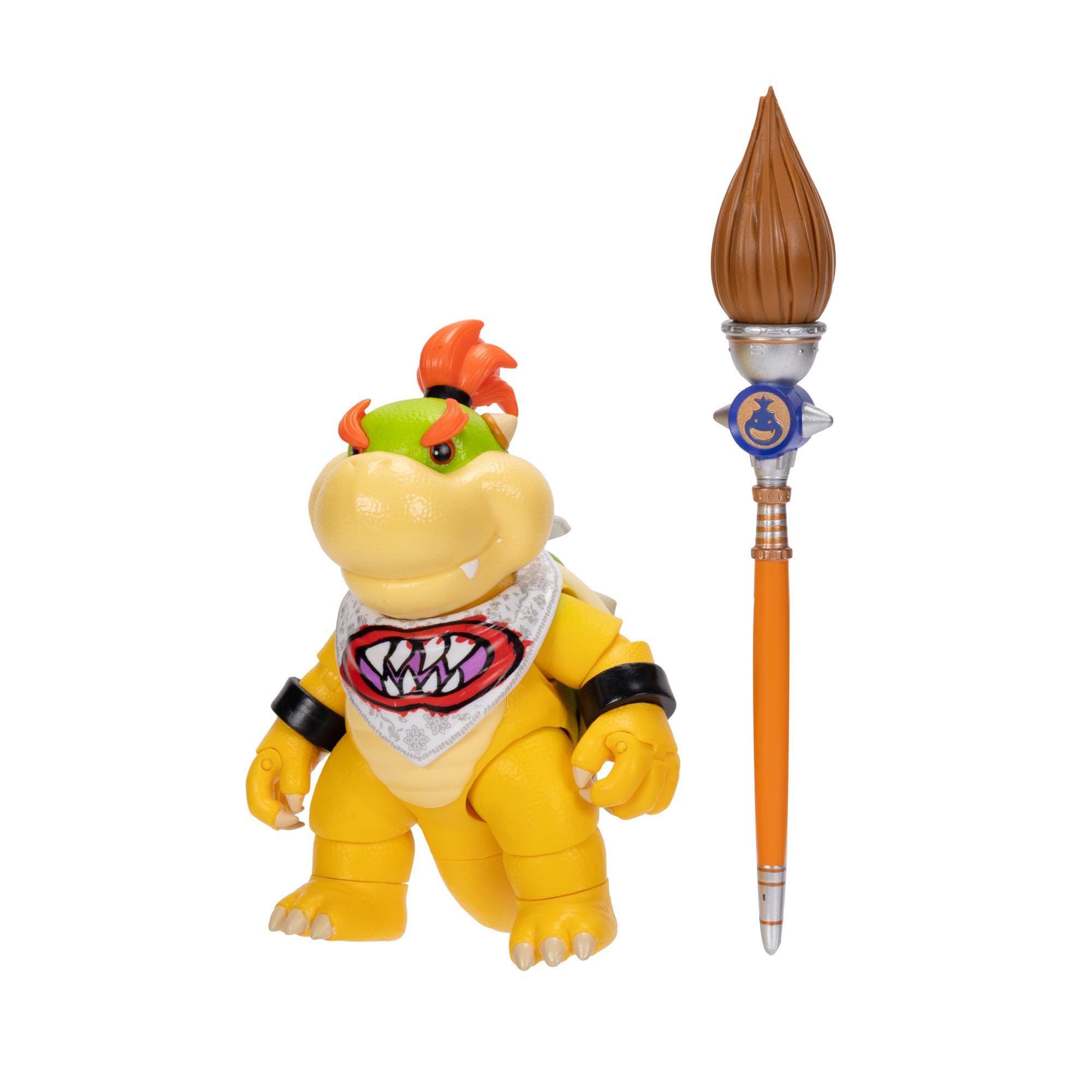 The Super Mario Galaxy Movie 5” Action Figures Series 1 – Bowser Jr. Figure with Paint Brush Accessory - Premium Details and 17 Points of Articulation - Image 10