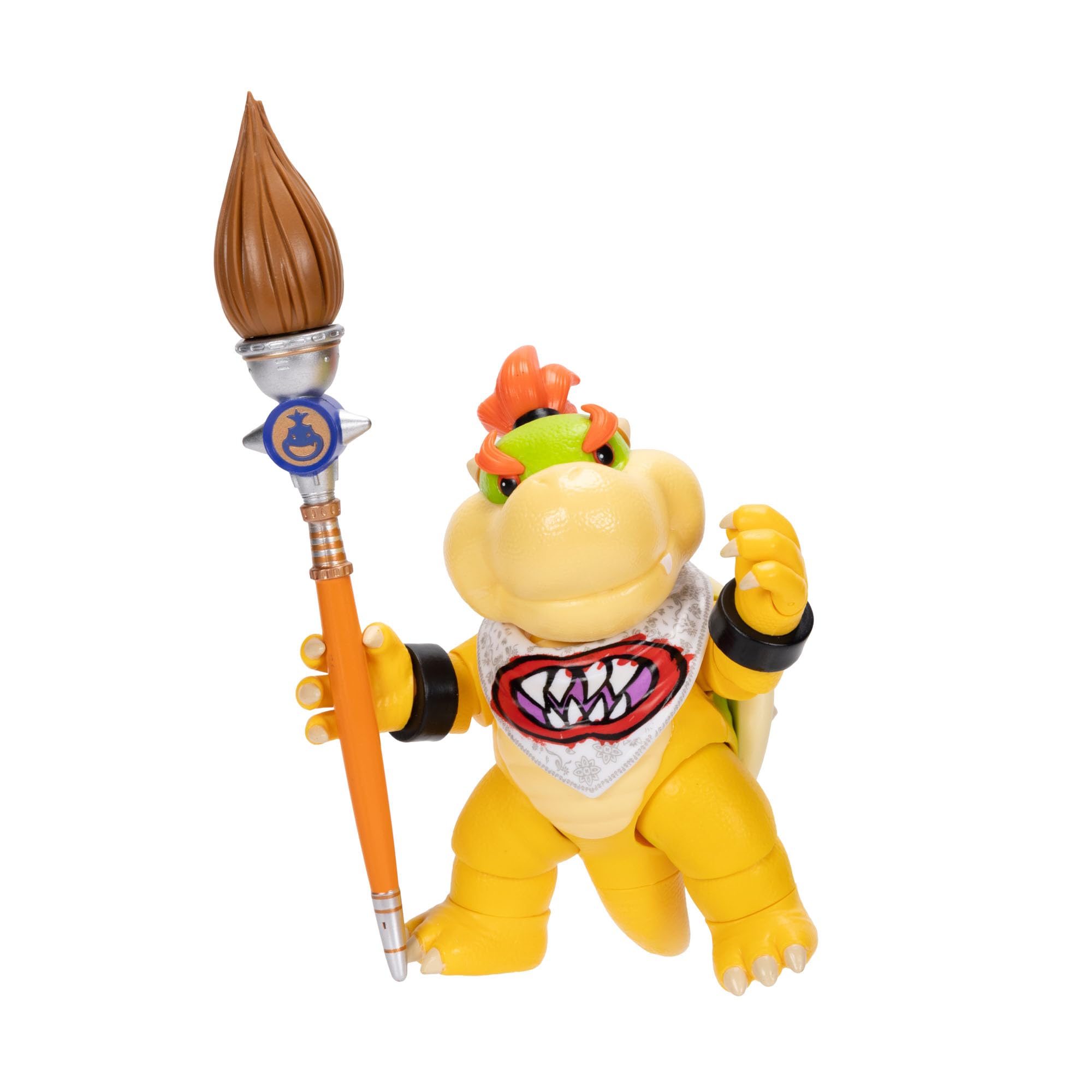The Super Mario Galaxy Movie 5” Action Figures Series 1 – Bowser Jr. Figure with Paint Brush Accessory - Premium Details and 17 Points of Articulation - Image 11