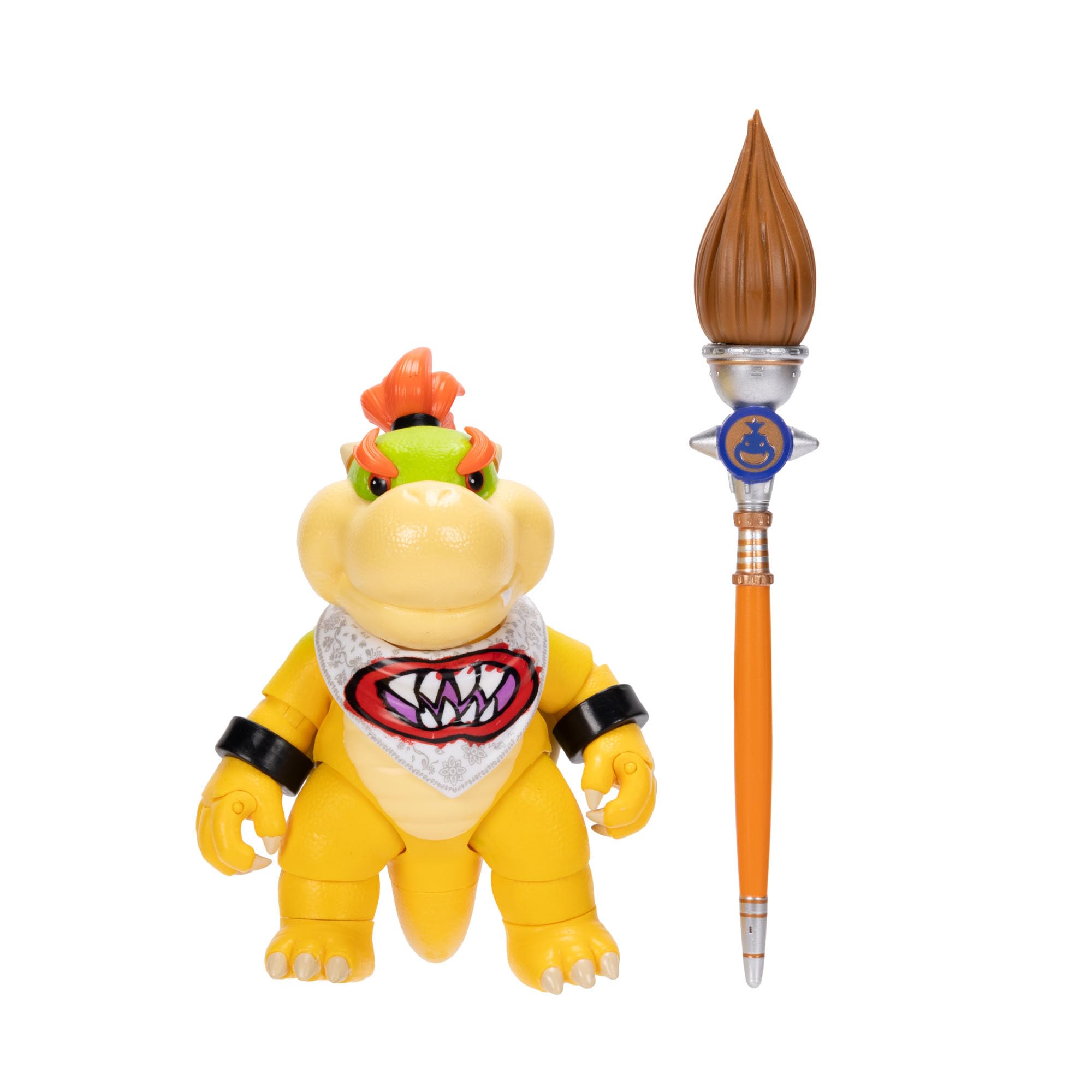 The Super Mario Galaxy Movie 5” Action Figures Series 1 – Bowser Jr. Figure with Paint Brush Accessory - Premium Details and 17 Points of Articulation - Image 3