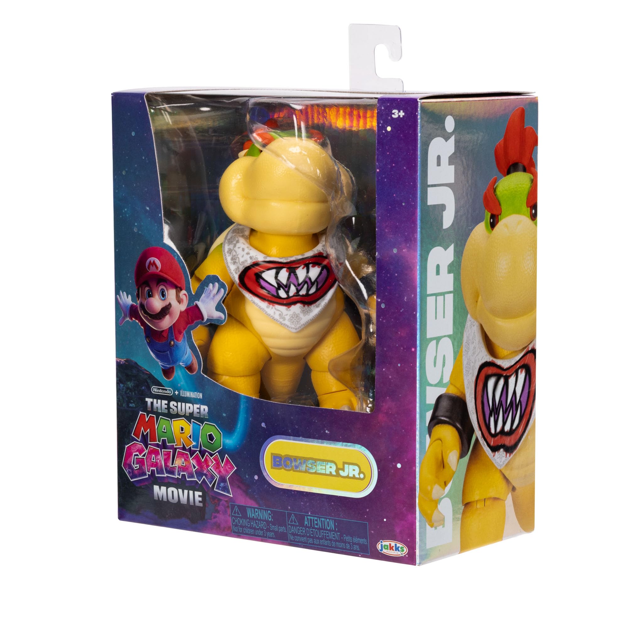 The Super Mario Galaxy Movie 5” Action Figures Series 1 – Bowser Jr. Figure with Paint Brush Accessory - Premium Details and 17 Points of Articulation - Image 9