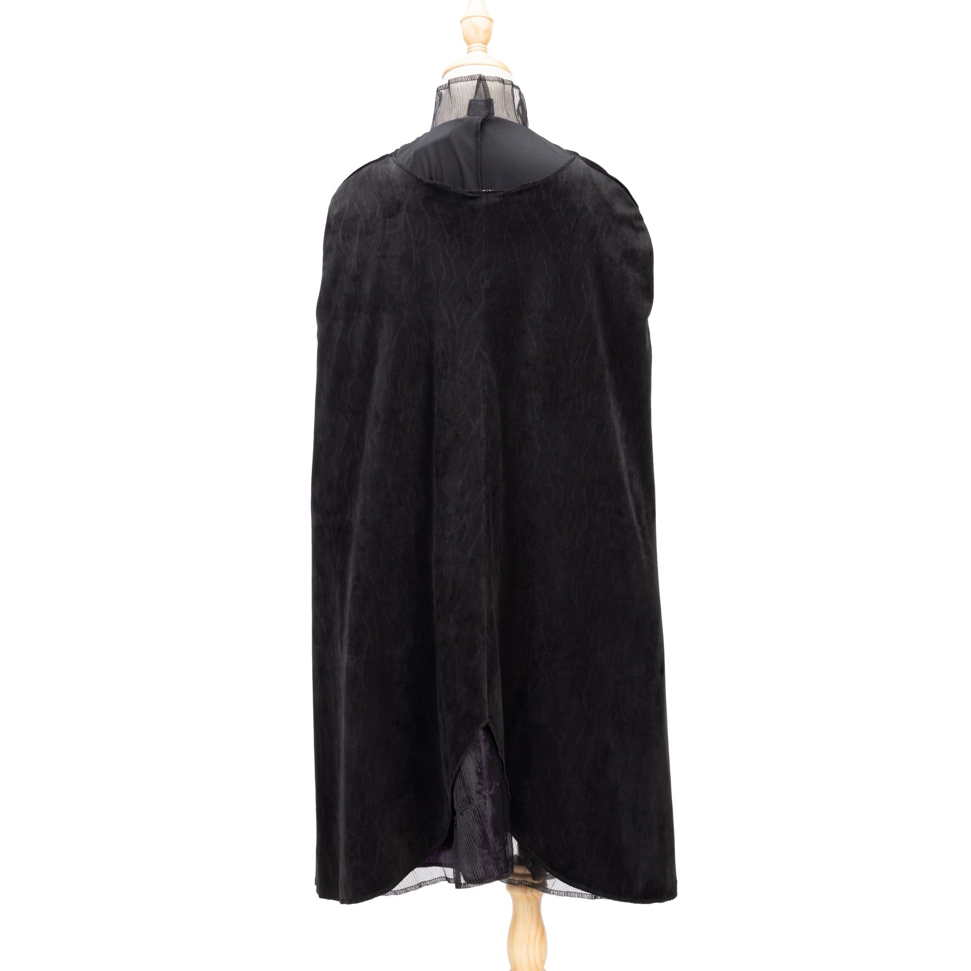 Wicked Elphaba Dress for Girls Premium Official Costume Black Dress with Purple Accents and Layers for Gorgeous Volume, Includes Hat, and Cape! [Amazon Exclusive] - Image 8