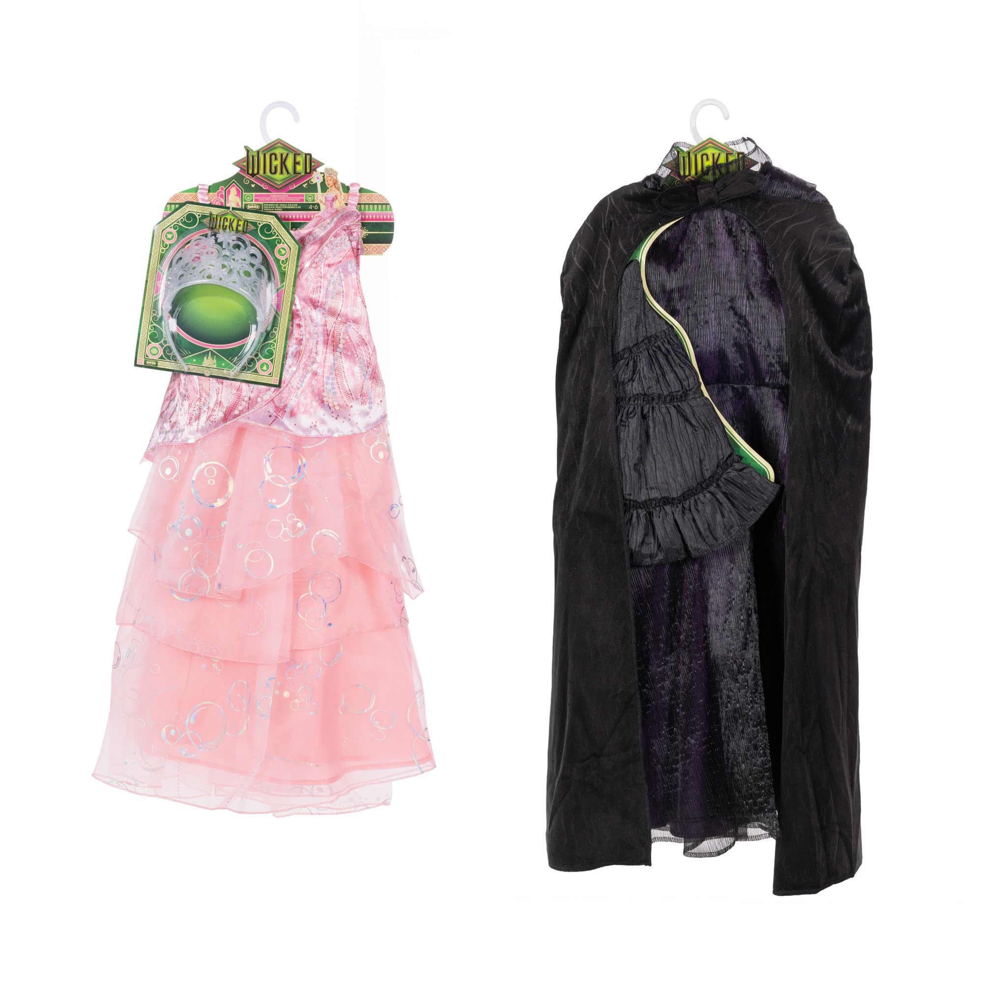 Wicked Elphaba Dress for Girls Premium Official Costume Black Dress with Purple Accents and Layers for Gorgeous Volume, Includes Hat, and Cape! [Amazon Exclusive] - Image 9